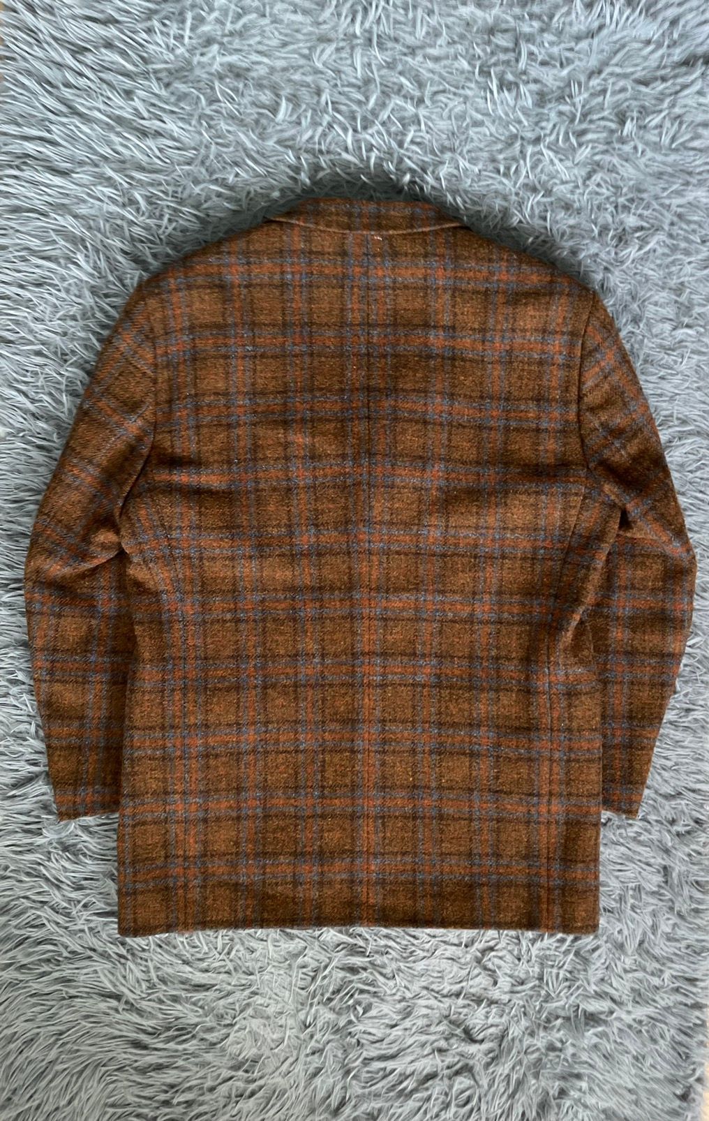 Vintage 90s vintage Harris Tweed wool blazer Size 50R - 4 Thumbnail