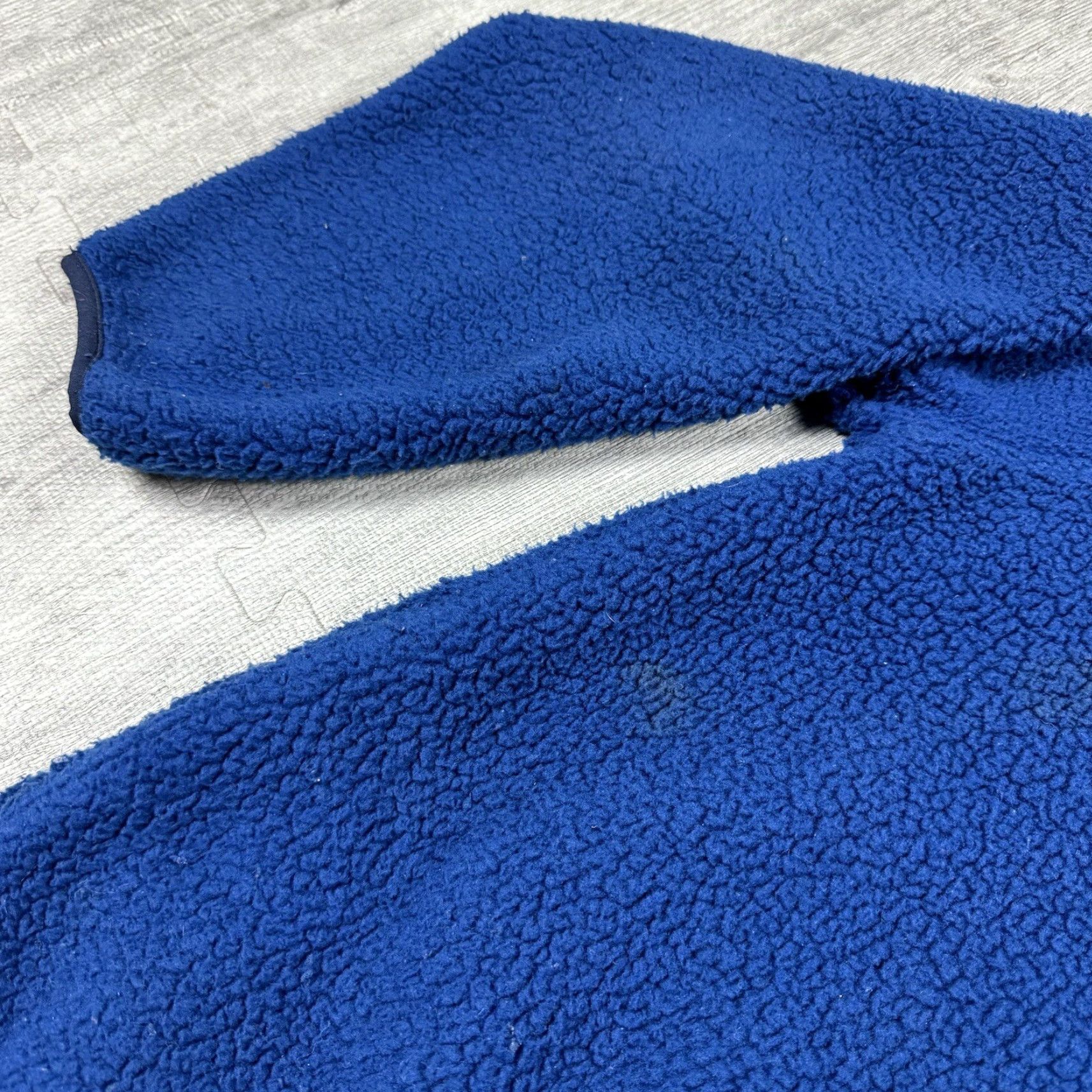 Vintage VINTAGE LL BEAN MENS PULLOVER 1/2 ZIP DEEP PILE SHERPA FLEECE BLUE OUTDOOR XLT 90S Size US XL / EU 56 / 4 - 7 Thumbnail