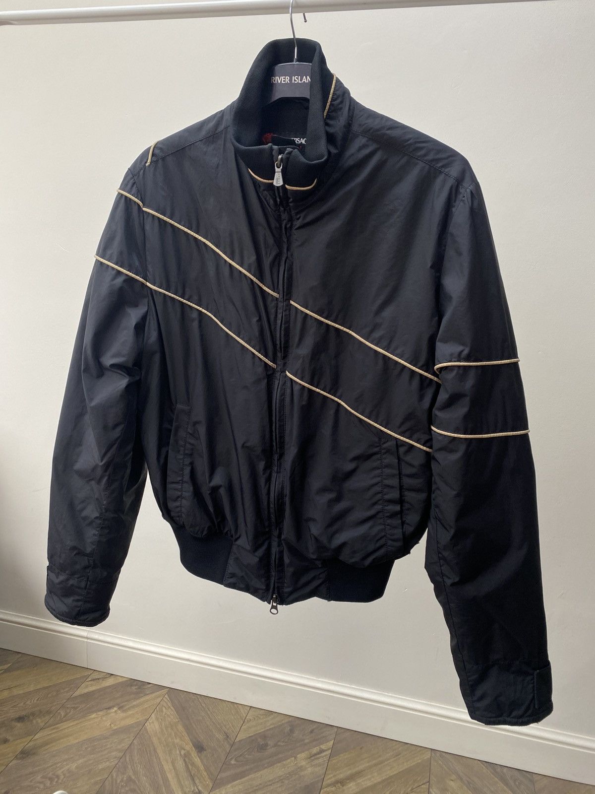 Versace Vintage Versace Sport Alias SPA Asymmetrical Women’s Jacket Size L / US 10 / IT 46 - 3 Thumbnail