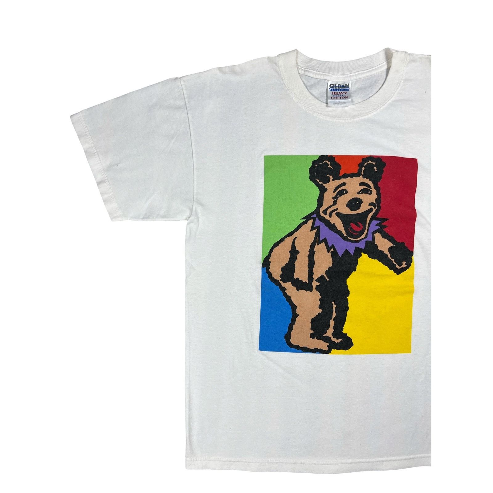 Band Tees × Grateful Dead × Vintage 1990s Grateful Dead dancing Owsley Stanley Bear band tee Size US L / EU 52-54 / 3 - 4 Thumbnail
