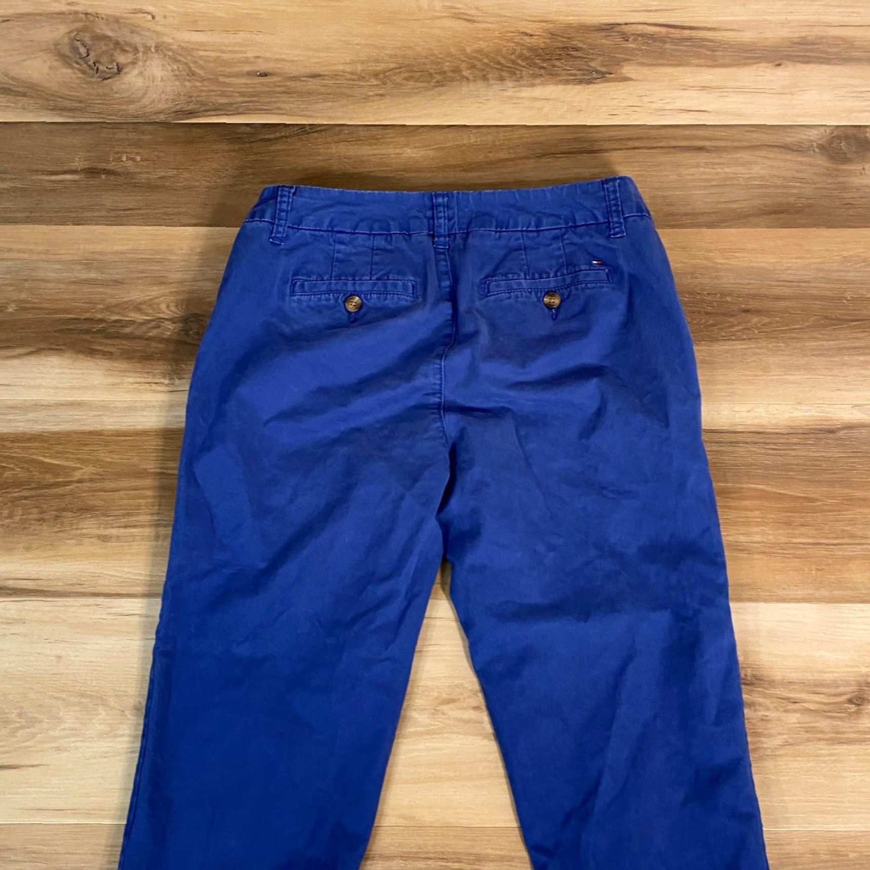 Tommy Hilfiger Tommy Hilfiger Ankle Chinos Womens Size 6 Blue Pants Trousers Chino Pants Casual Classic Size 28" / US 6 / IT 42 - 7 Thumbnail
