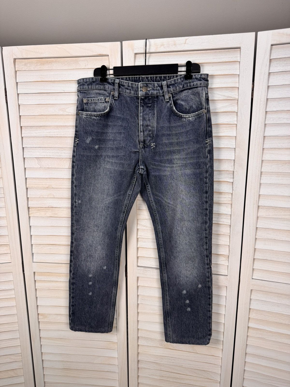 Ksubi Ksubi Jeans Men Blue Denim Distressed Straight Fit Size 32 Size US 32 / EU 48 - 6 Thumbnail