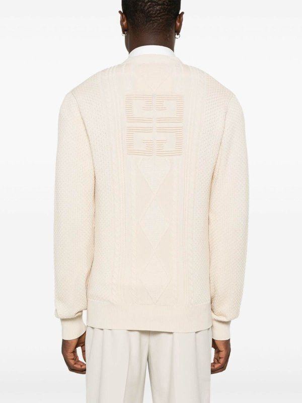 Givenchy o1n1vont0326 Sweater in White Size US M / EU 48-50 / 2 - 2 Thumbnail