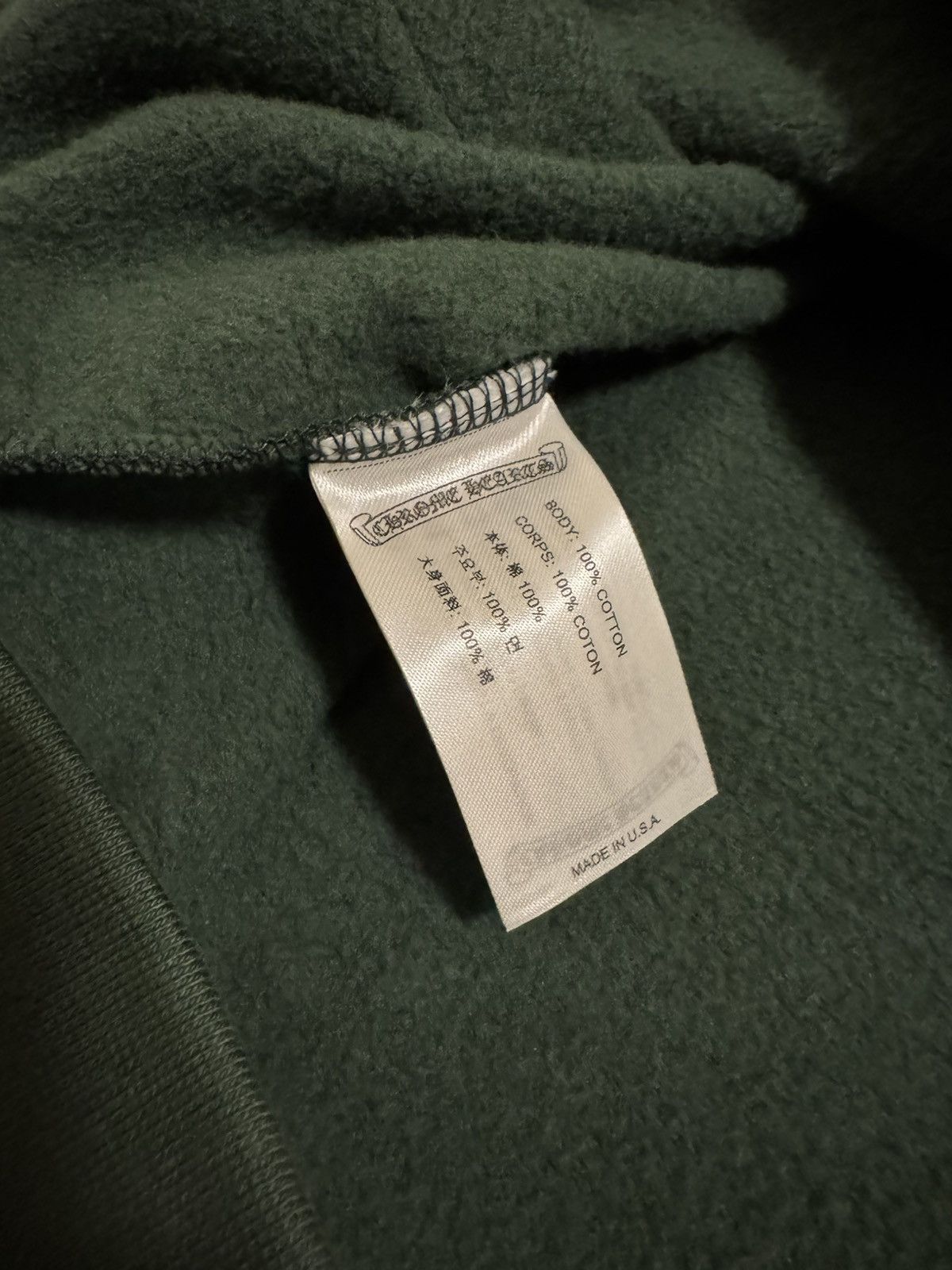 Chrome Hearts Chrome Hearts Green Hoodie Size US XS / EU 42 / 0 - 5 Thumbnail