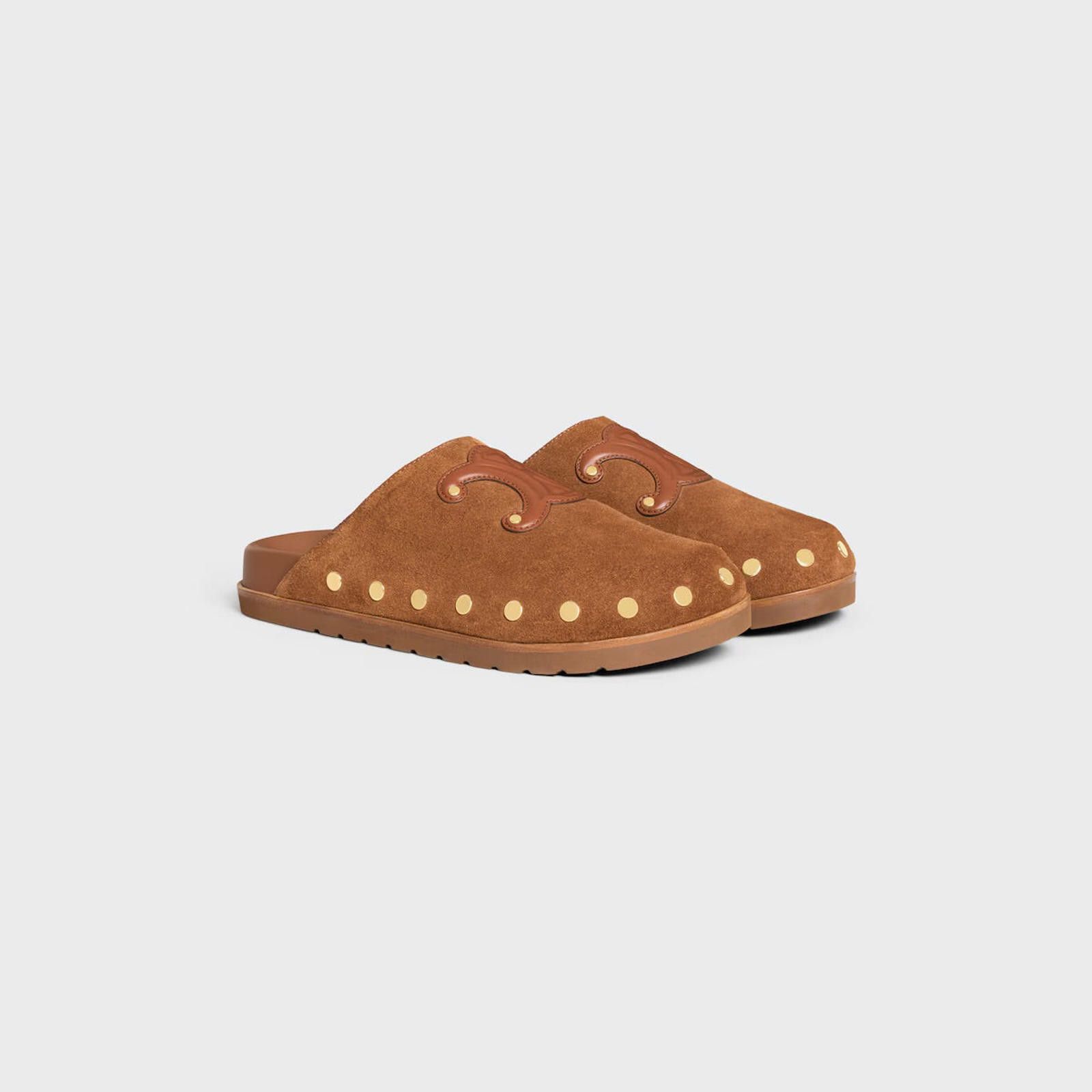Celine CELINE PITEA CLOG IN SUEDE CALFSKIN SIZE 38 Size ONE SIZE - 2 Thumbnail
