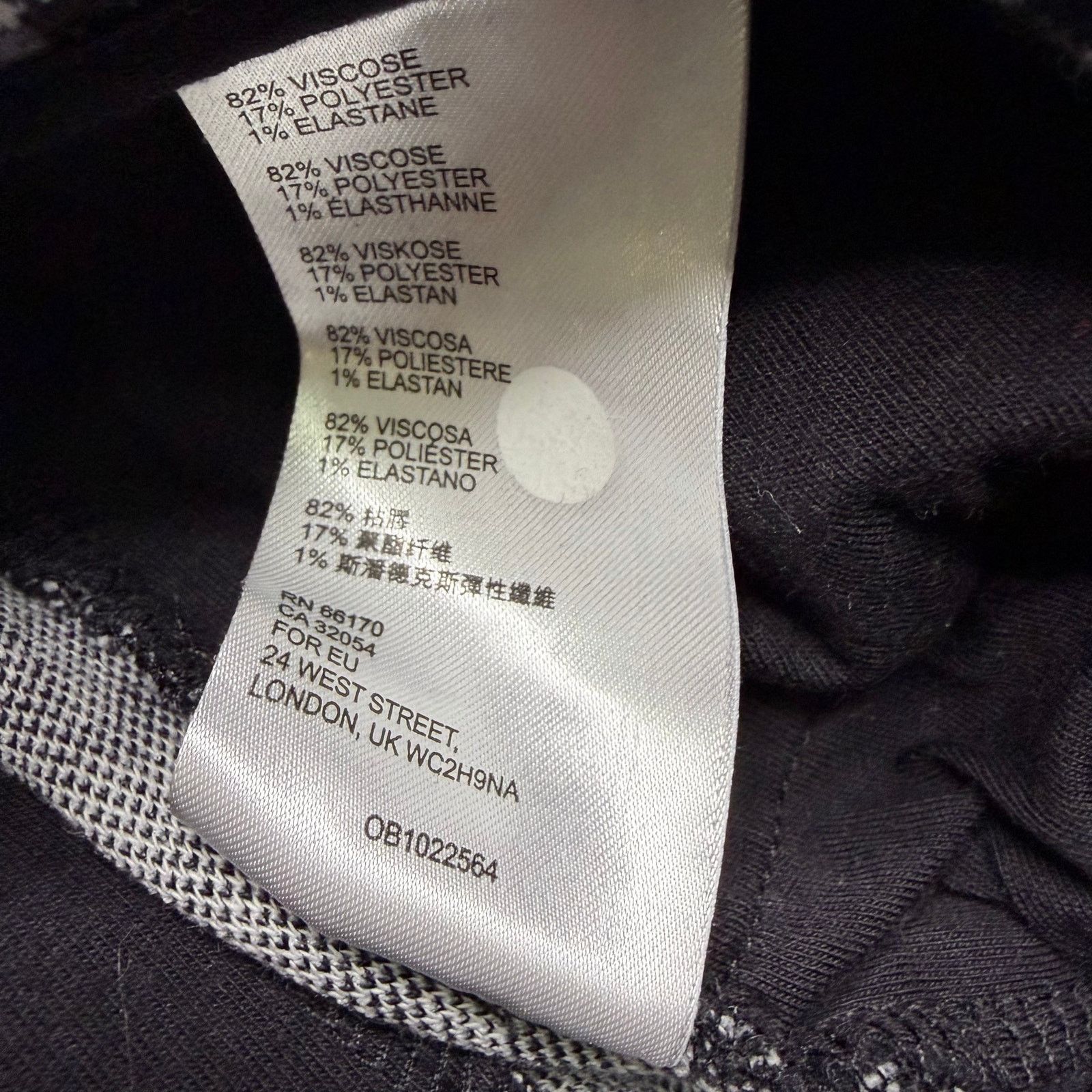 Anthropologie Anthropologie Women’s Black White Gingham Capri Pants 8 Size 30" / US 8 / IT 44 - 14 Thumbnail