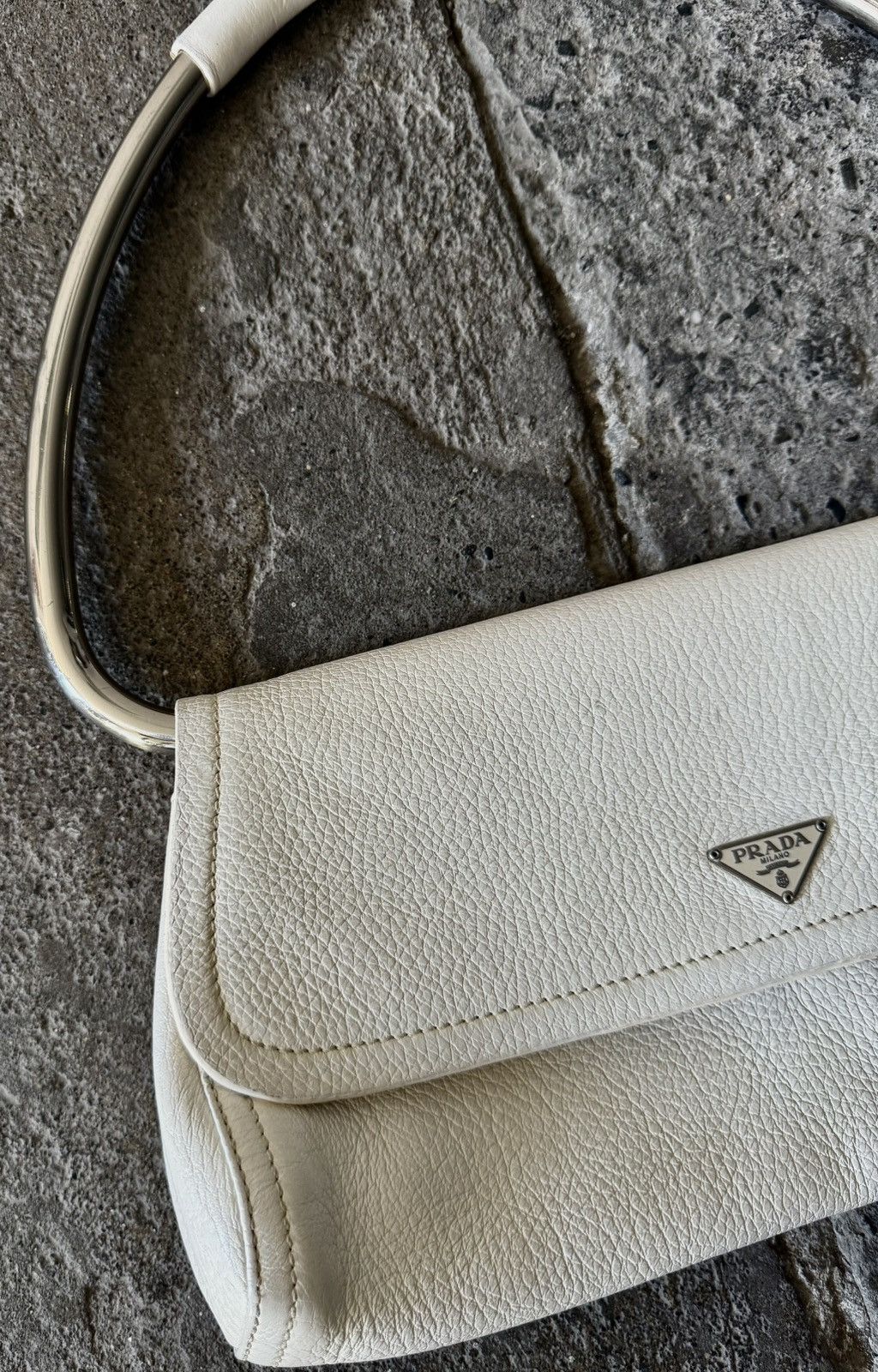 Prada Archive Prada - Miuccia - SS2003 - Leather Metal Swing Bag Size ONE SIZE - 17 Thumbnail