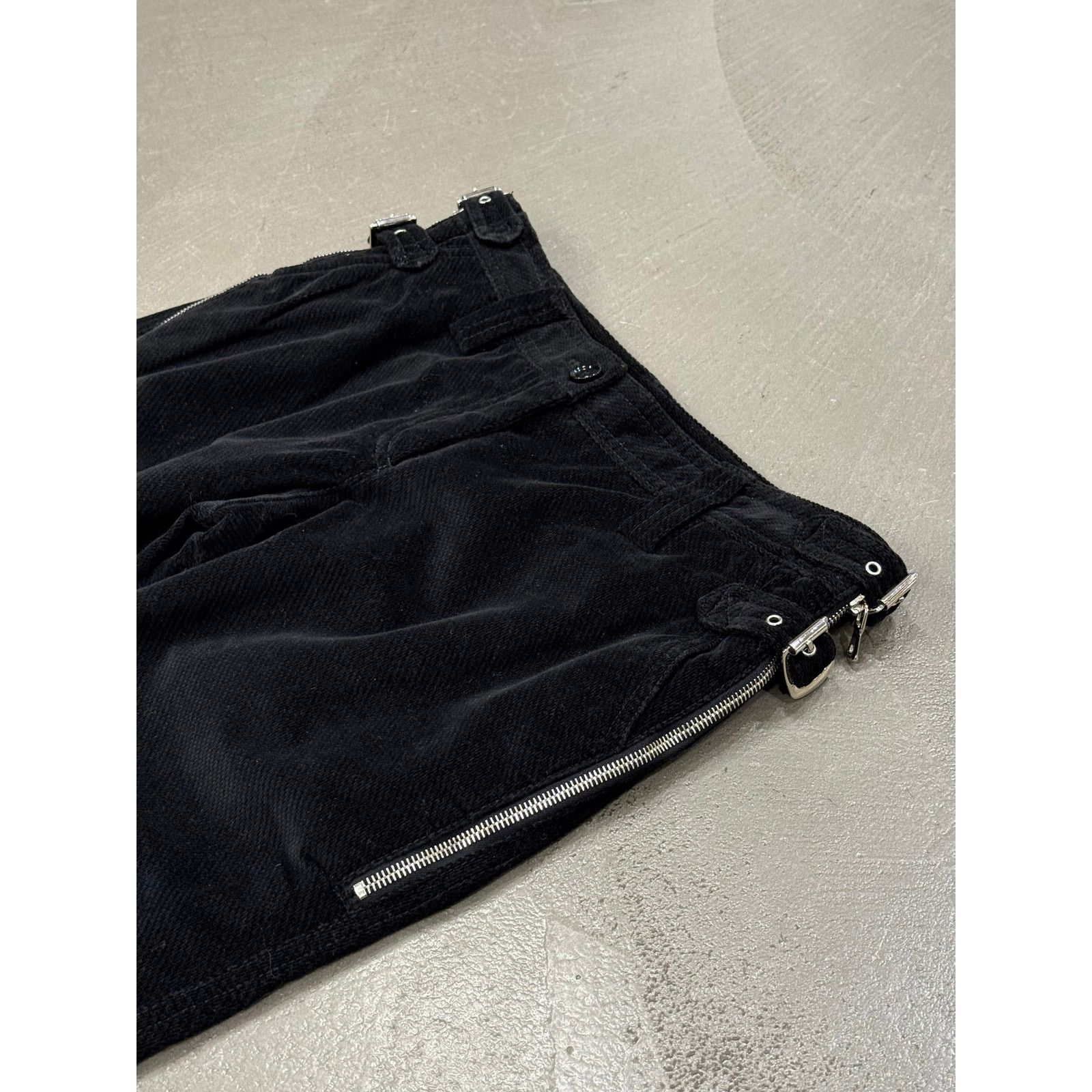 Dolce & Gabbana A/W2003 Dolce & Gabbana runway bondage corduroy biker pants Size US 26 / EU 42 - 5 Thumbnail