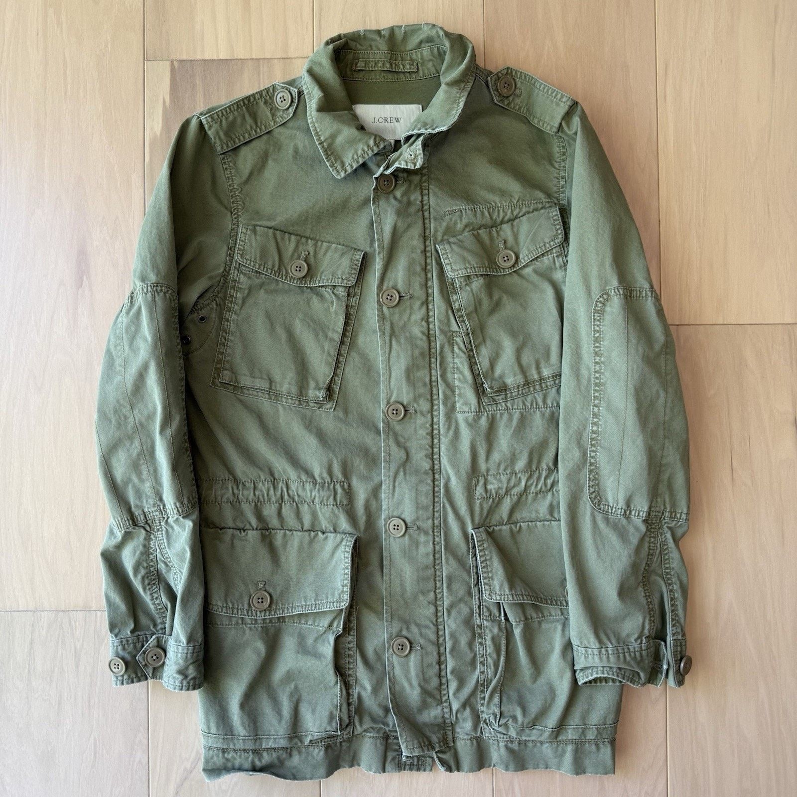 J.Crew J Crew Military Jacket Women's Small Green M65 107 Field Size S / US 4 / IT 40 - 2 Thumbnail