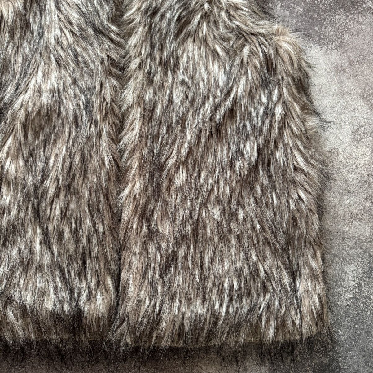 Hysteric Glamour × Vintage Avant Garde Y2K Vintage Faux Fur Vest Size L / US 10 / IT 46 - 9 Thumbnail
