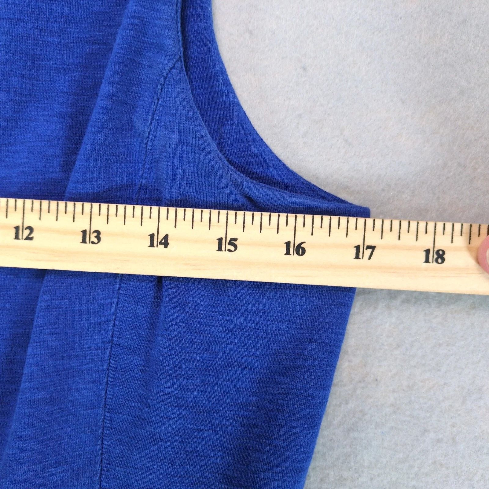 J.Crew J Crew Blue Pleated Ponte Knit Fit & Flare Dress Knee-Length Size M / US 6-8 / IT 42-44 - 6 Thumbnail