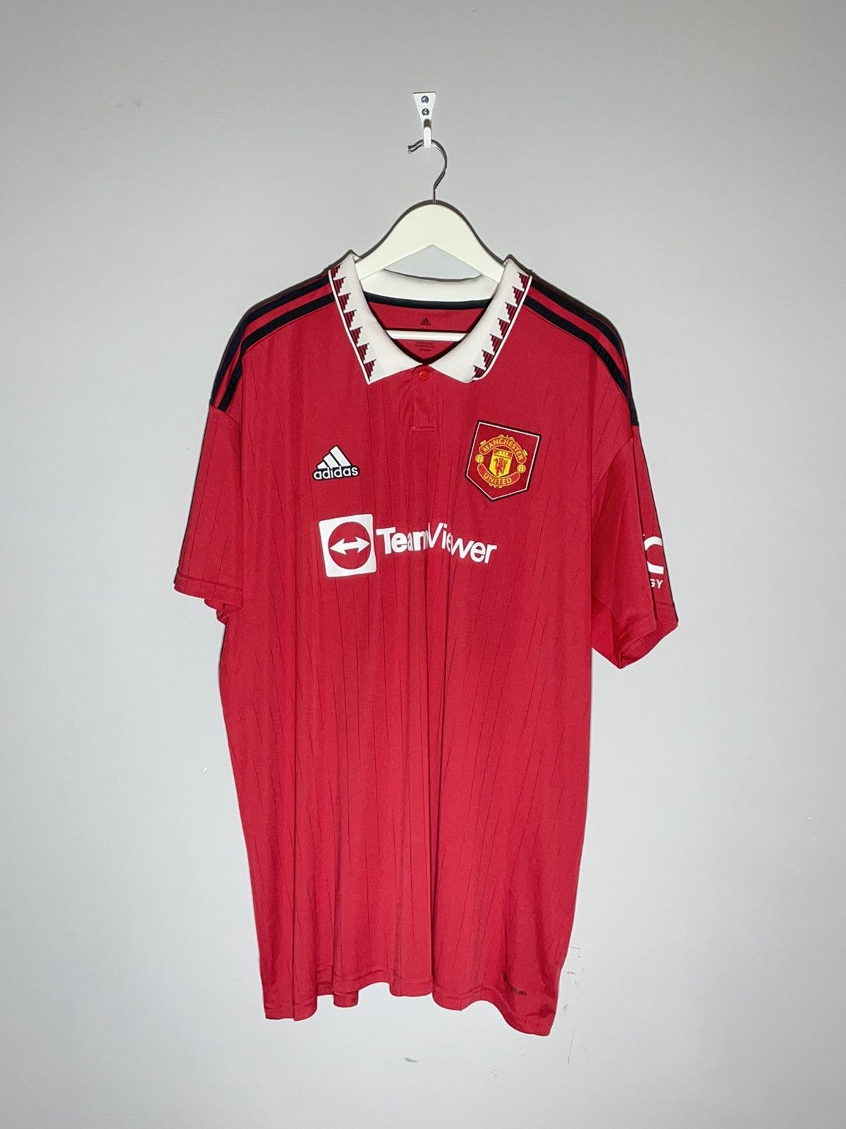 Adidas Manchester United Adidas 2022/23 Blokecore Football Shirt Size US XXL / EU 58 / 5 - 1 Thumbnail