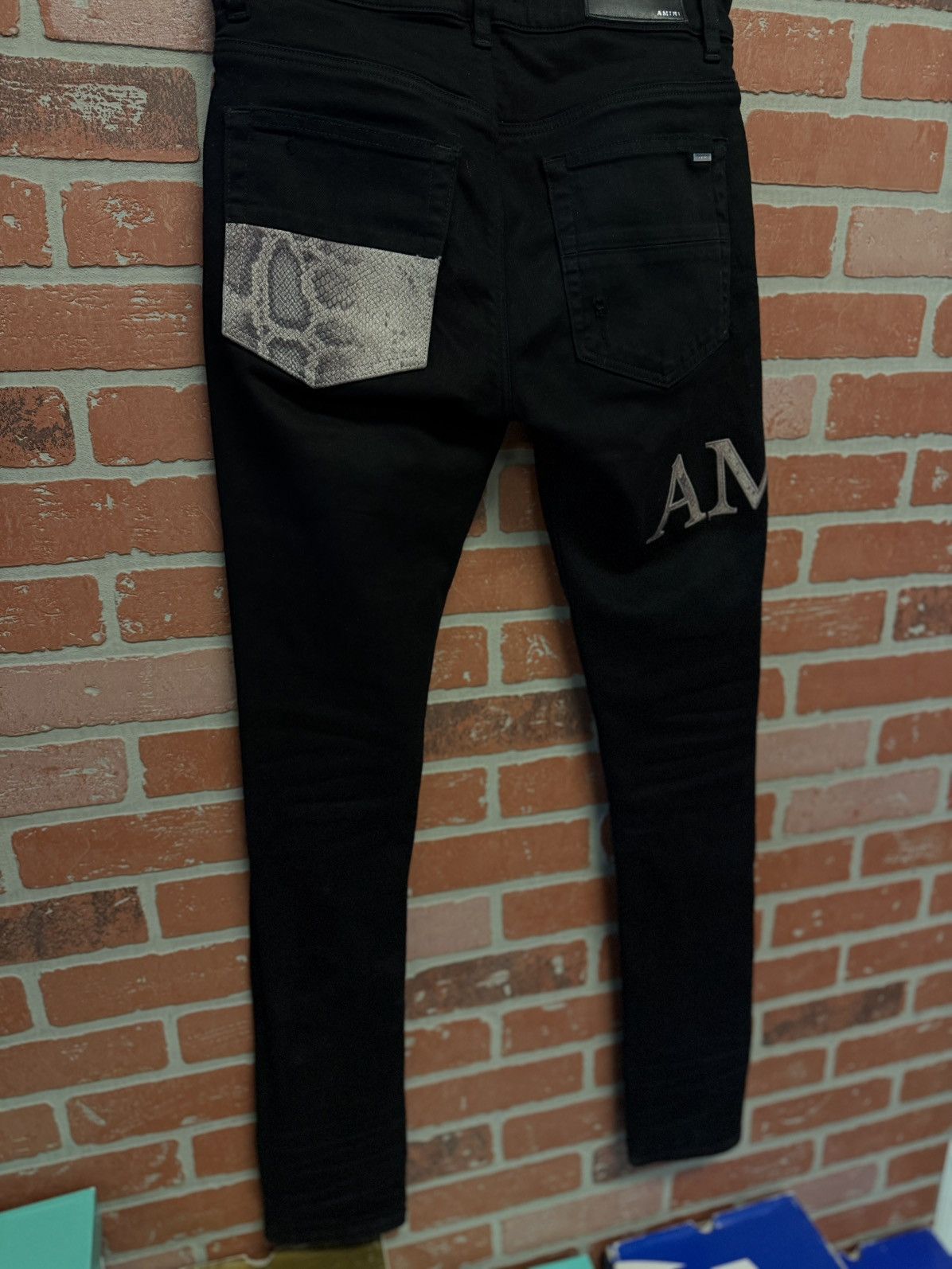 Amiri Amiri Wrap Around SnakeSkin Logo Size 28 🧼 Size US 28 / EU 44 - 11 Thumbnail