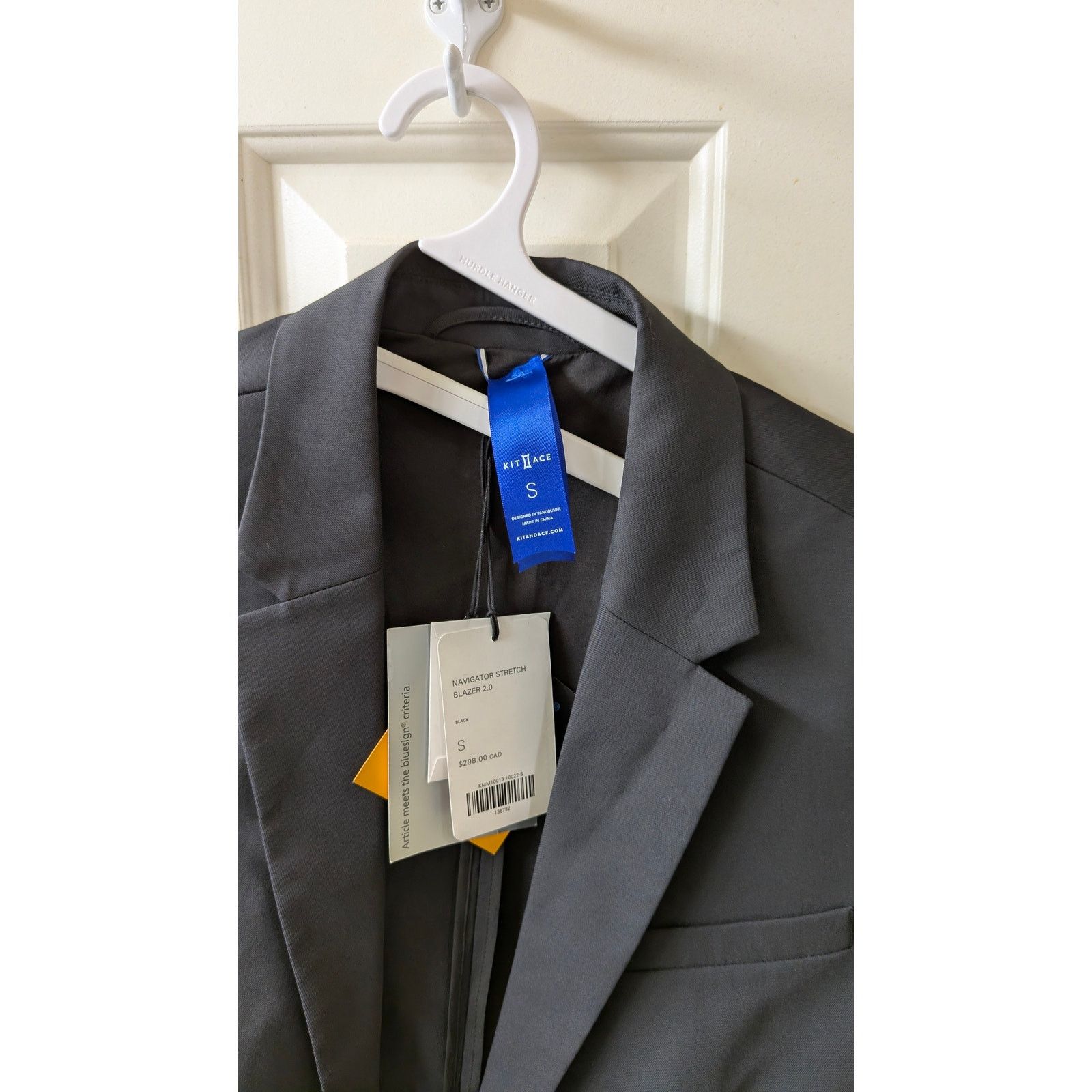 Kit and Ace Kit and Ace Navigator Stretch Blazer 2.0 Small Black w tags Size US S / EU 44-46 / 1 - 2 Thumbnail