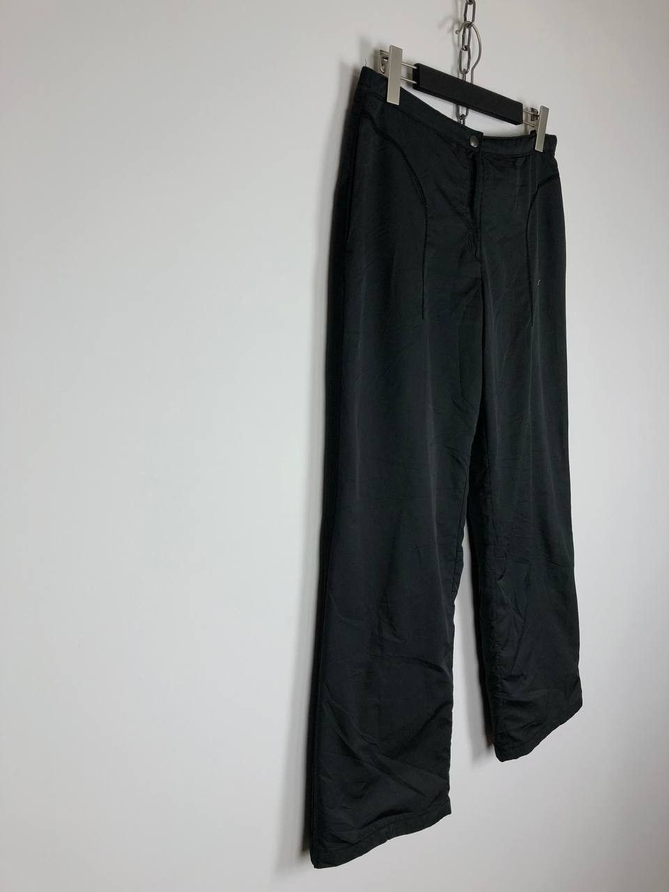 Nike Nike Vintage Drill Pants Streetwear Black Swoosh Logo Size US 33 - 5 Thumbnail