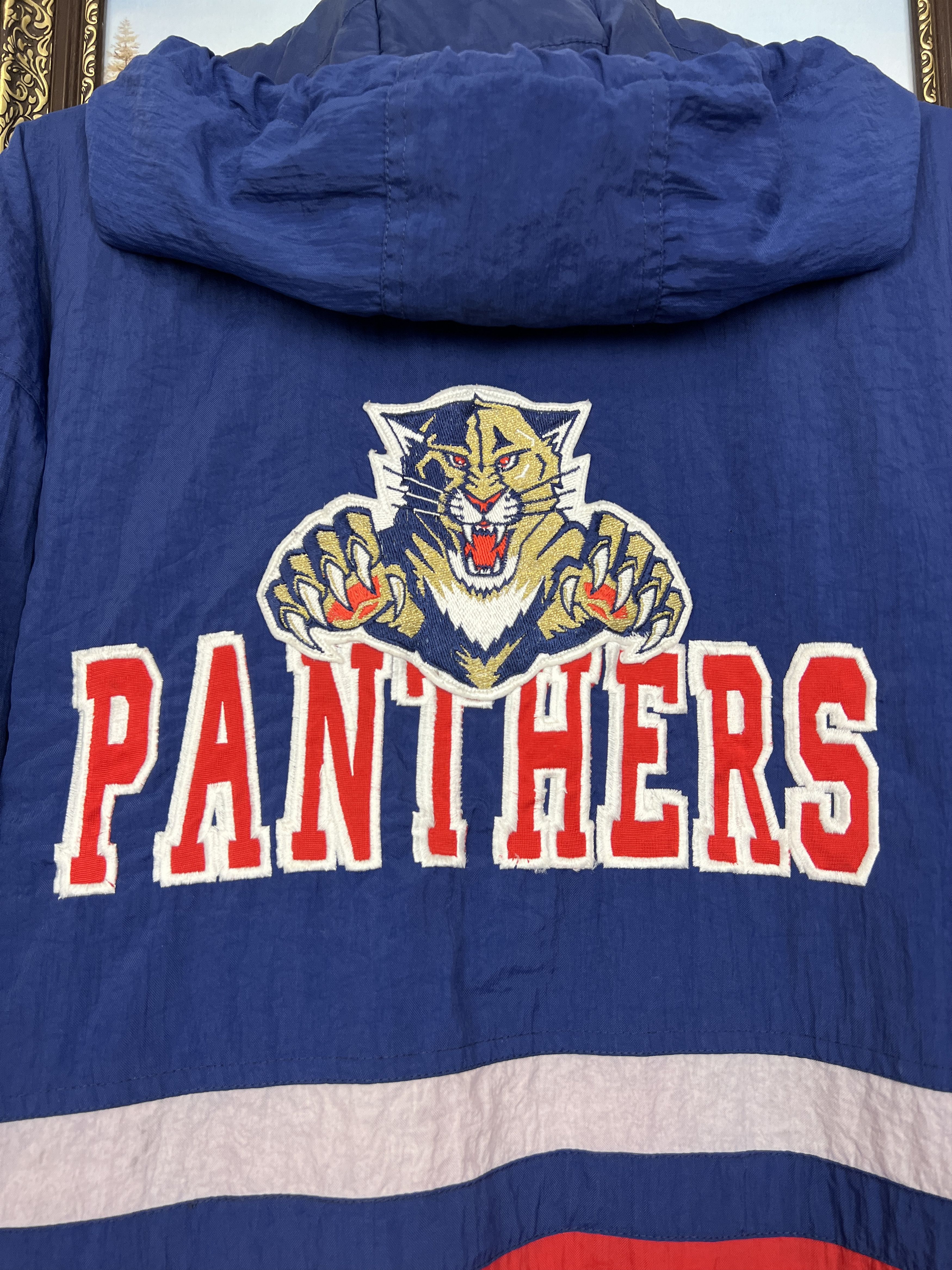 Apex Vintage 90's Apex Florida Panthers NHL 1/2 Zip Anorac Jacket Size US XL / EU 56 / 4 - 18 Thumbnail