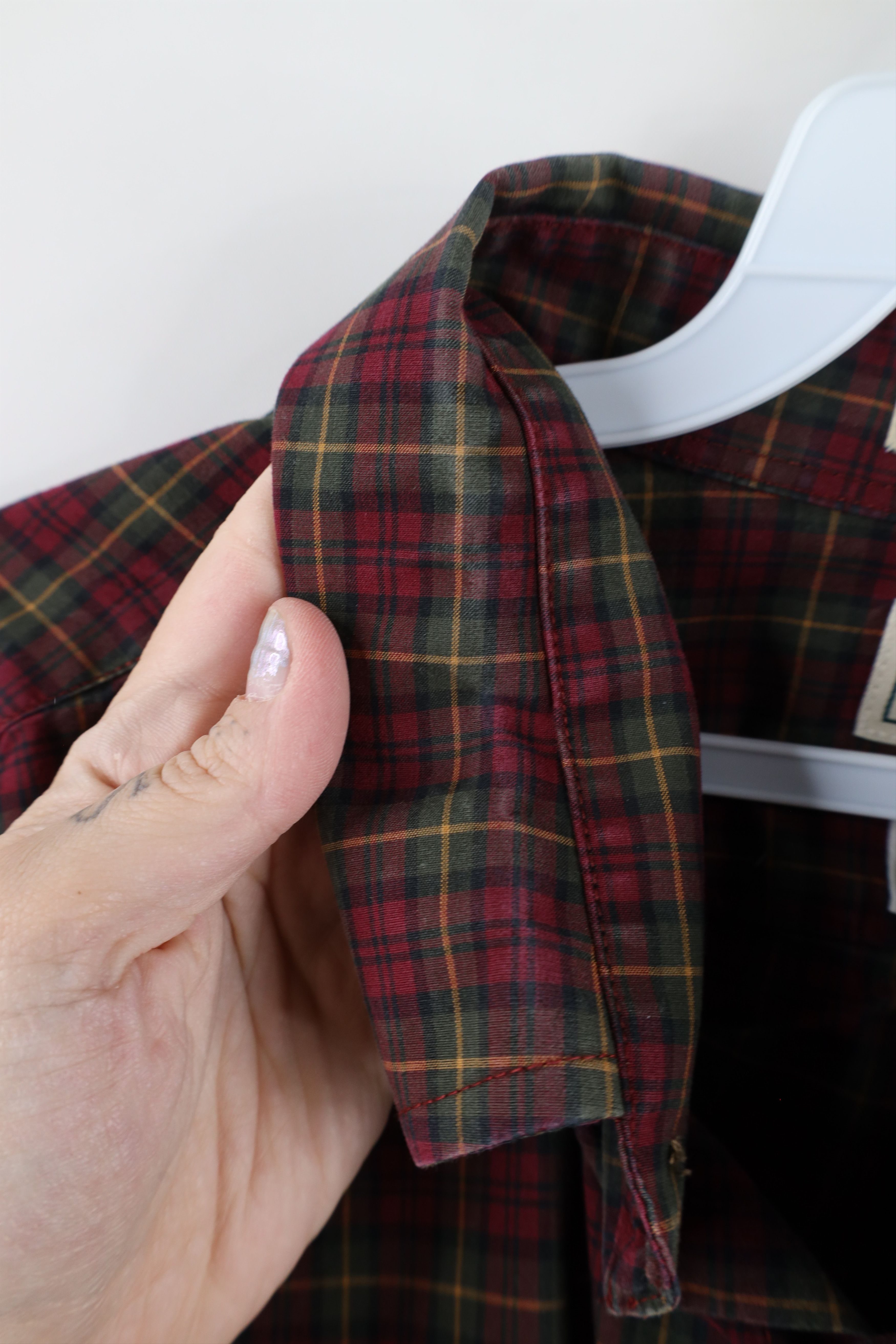 L.L. Bean × Vintage Vintage LL Bean Collared Button Down Shirt Plaid Cotton Size US XXL / EU 58 / 5 - 11 Thumbnail