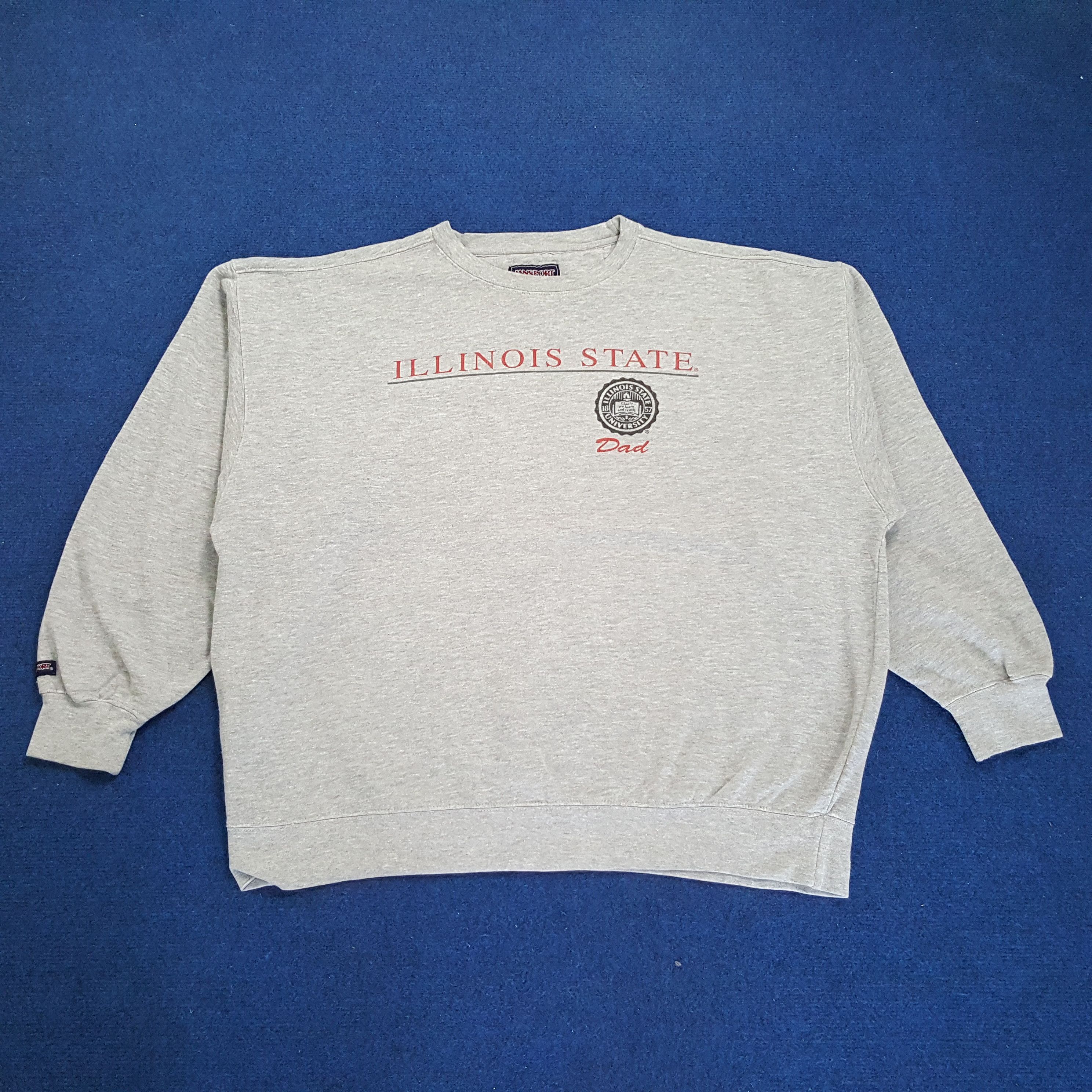Vintage Vintage ILLINOIS STATE University America College Sweatshirt Size US XXL / EU 58 / 5 - 1 Thumbnail