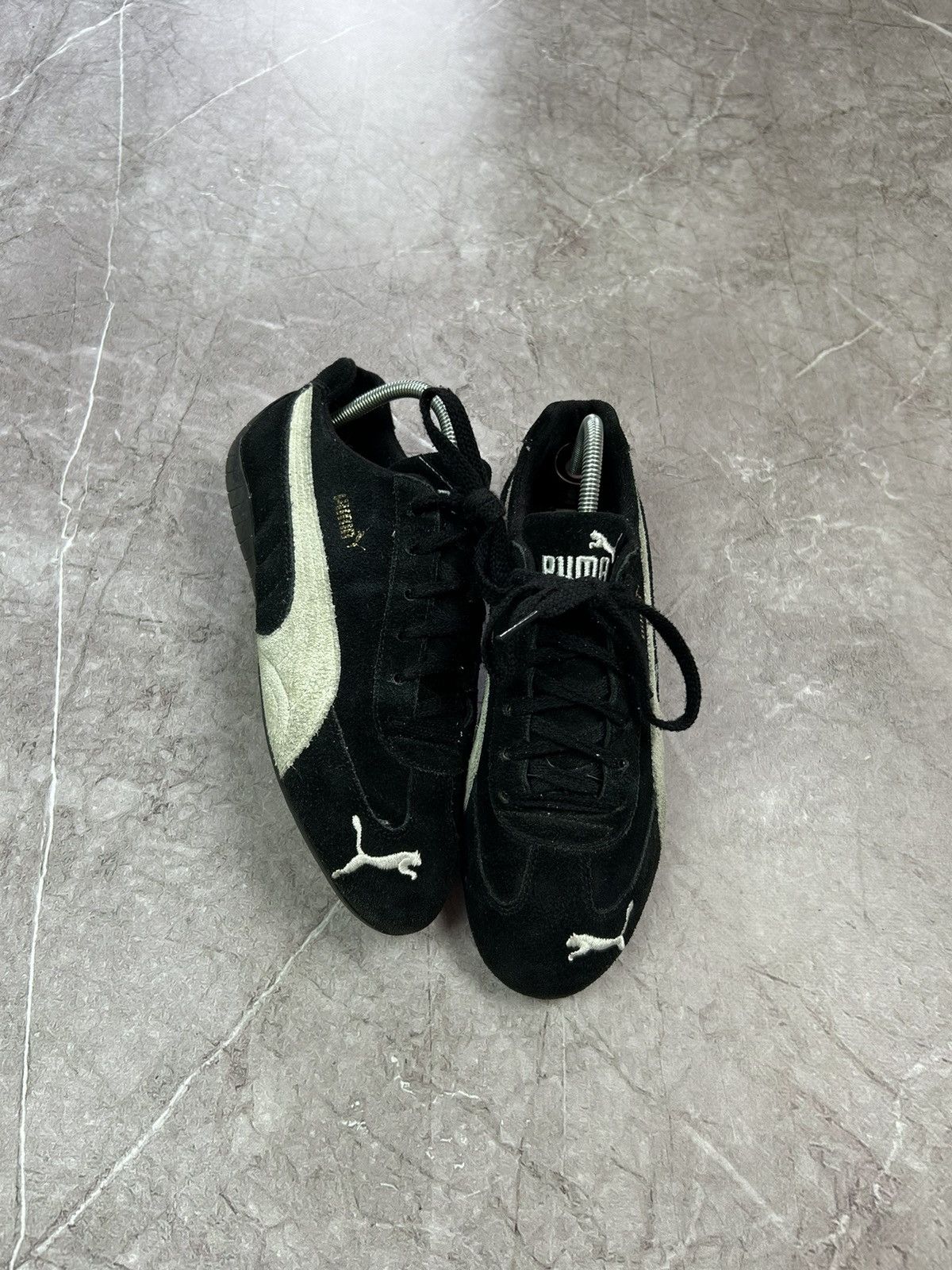 Puma × Vintage Vintage Puma Speed Cat Black Suede Sneakers Size US 5.5 / EU 38 - 7 Thumbnail