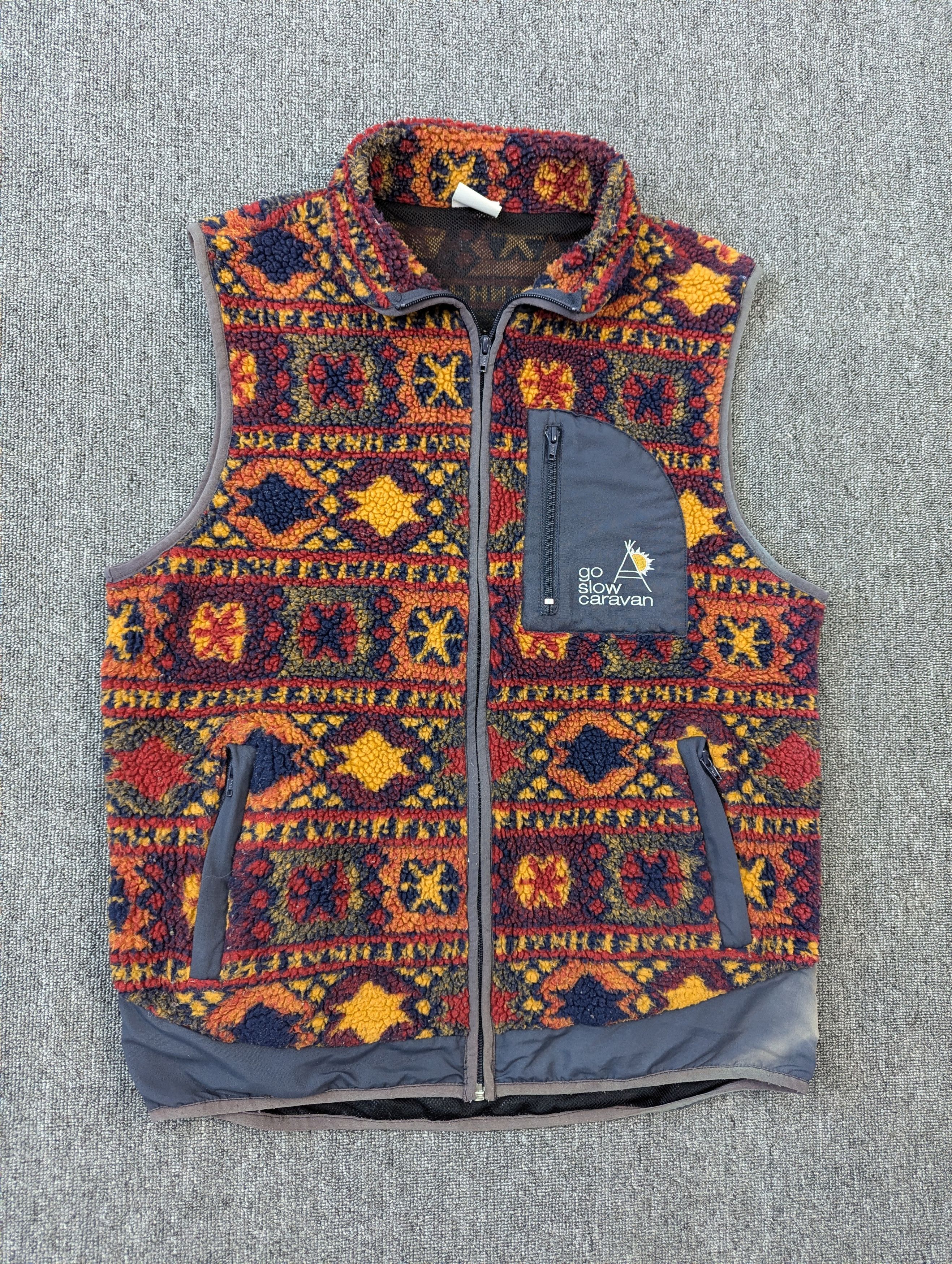 go slow caravan Go Slow Caravan Sleeveless Fleece Zipper Jacket Size US M / EU 48-50 / 2 - 3 Thumbnail