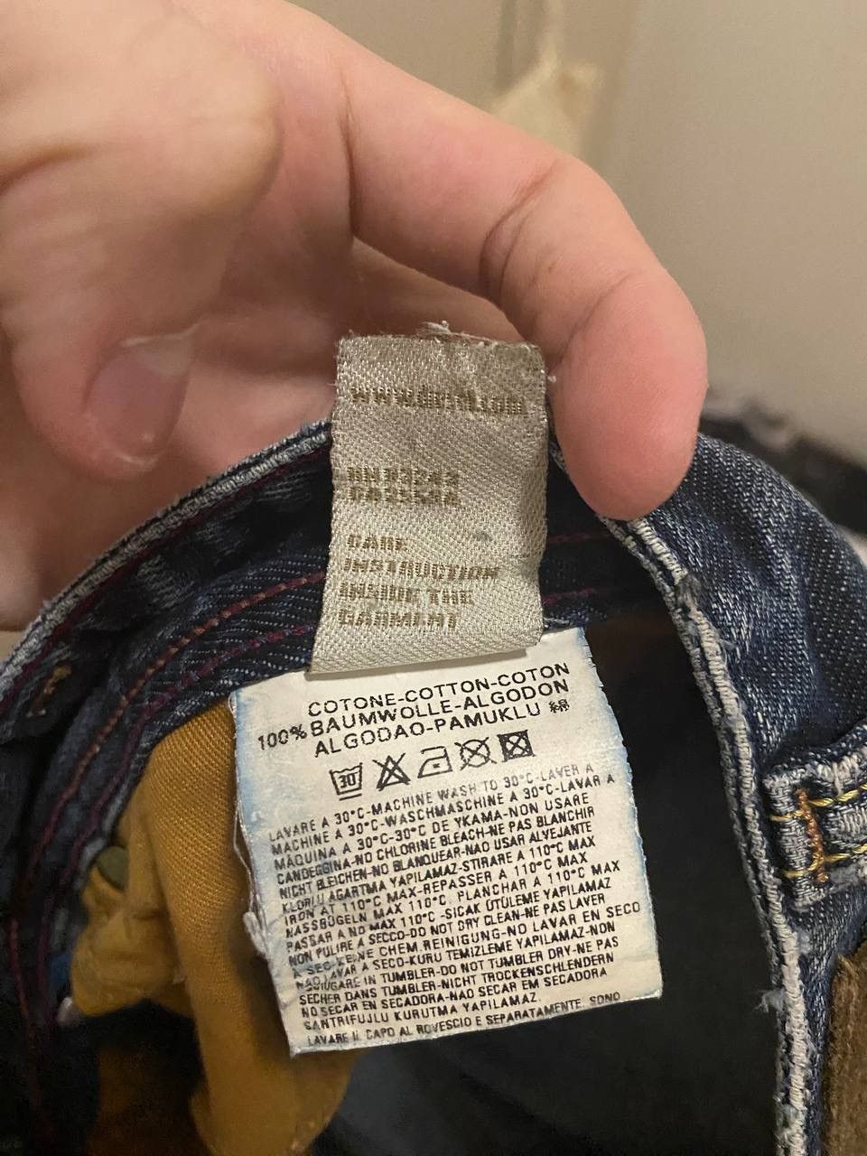 Diesel × Jean × Vintage Vintage diesel denim distressed jeans pants Size US 31 - 18 Thumbnail