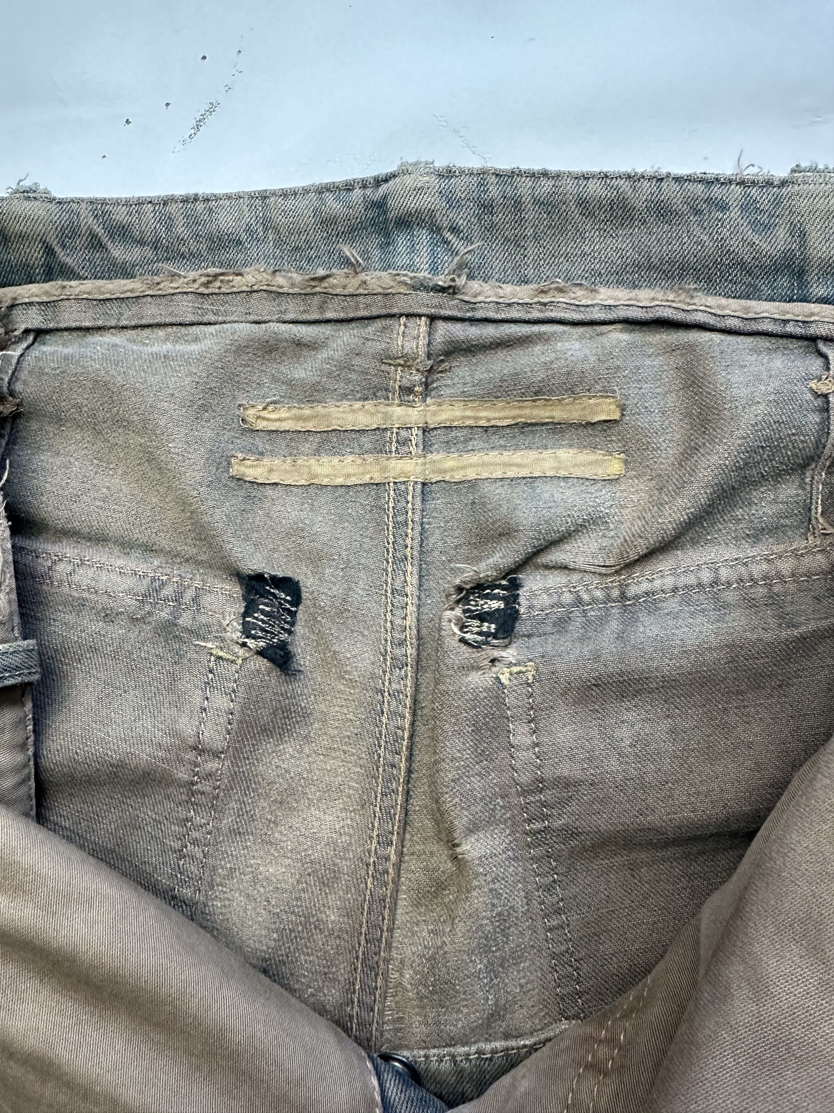Rick Owens Drkshdw FW06 Aircut Denim Size US 30 / EU 46 - 5 Thumbnail
