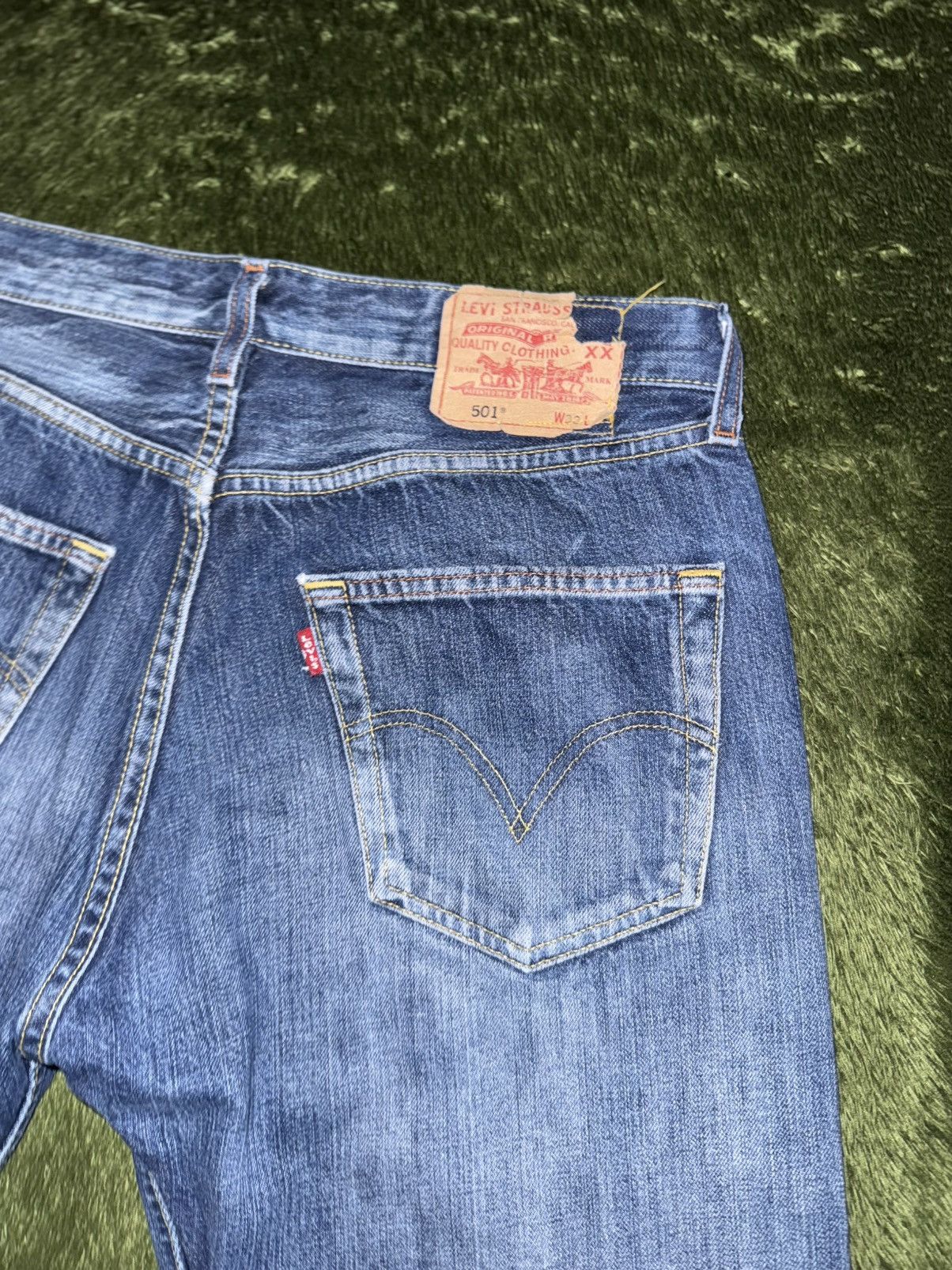Levi's [W32/L30] Levi’s 501 Europe Release Vintage wash Denim Pants Size US 32 / EU 48 - 9 Thumbnail