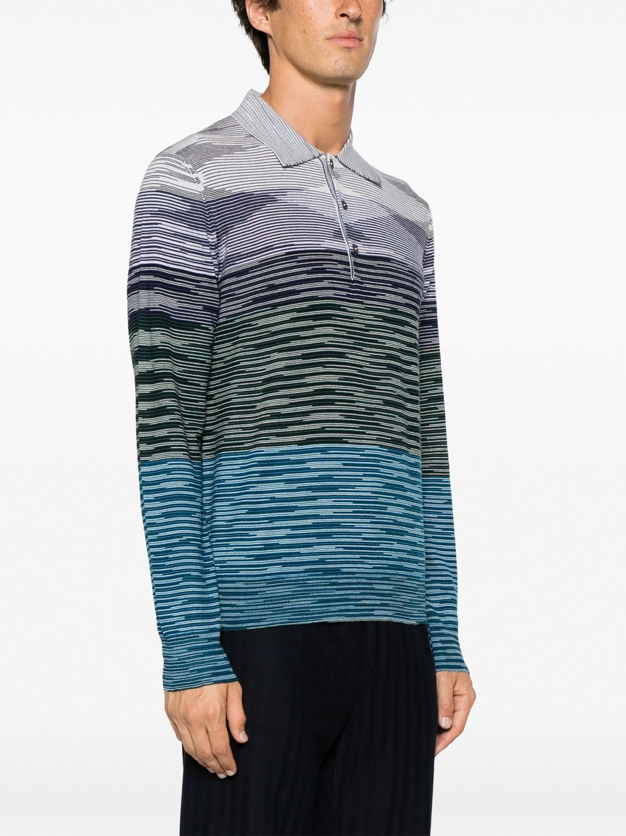 Missoni o1y0225 Polo Shirt in Multicolor Size US M / EU 48-50 / 2 - 3 Thumbnail