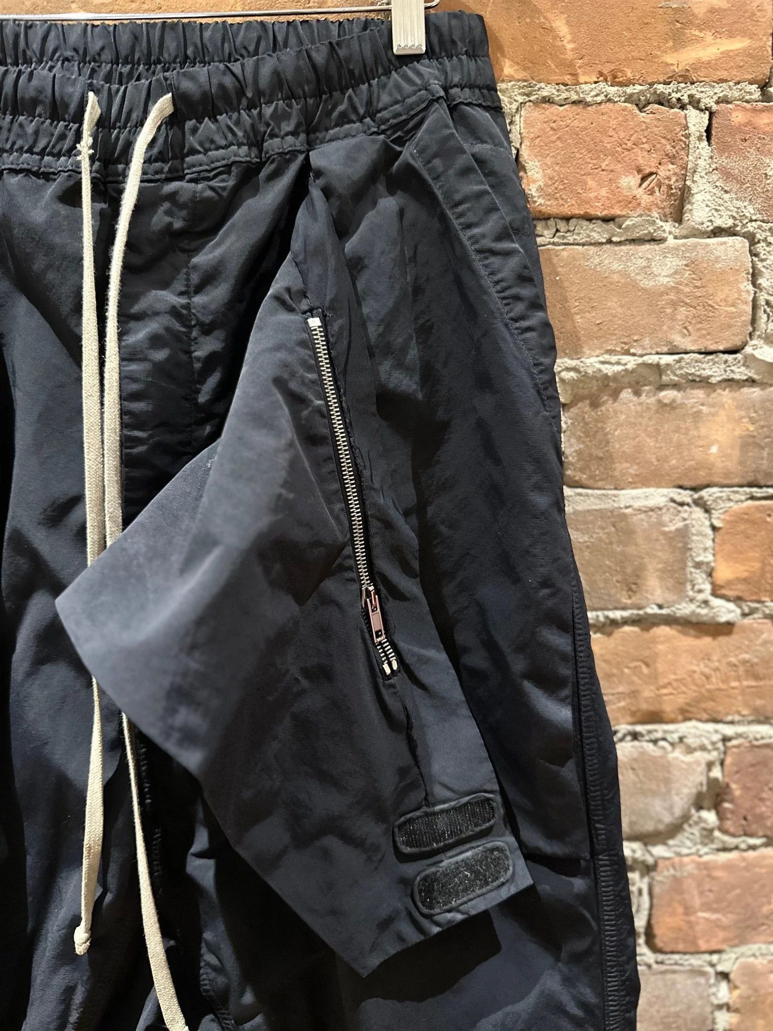 Rick Owens Drkshdw Rick Owens DRKSHDW Drop-Crotch Cargo Pod Pants Size US 32 / EU 48 - 5 Thumbnail