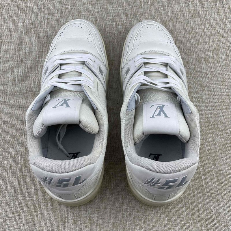 Louis Vuitton Louis Vuitton White Cement Low Top Sneakers - Size US 9.5 / EU 42-43 - 8 Thumbnail