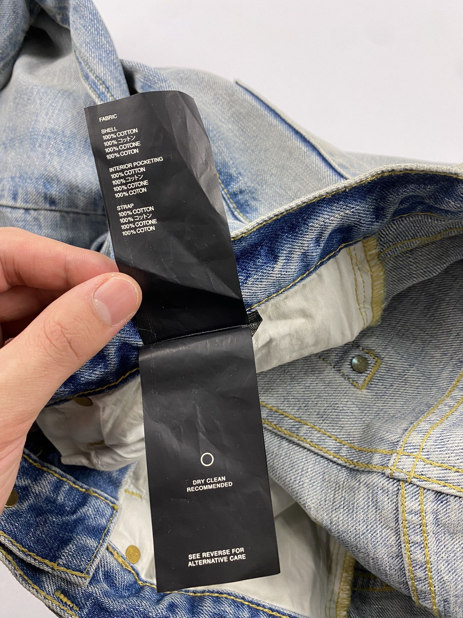 Fear of God Fear of God Sixth Collection Strap Denim Size US 29 - 12 Thumbnail