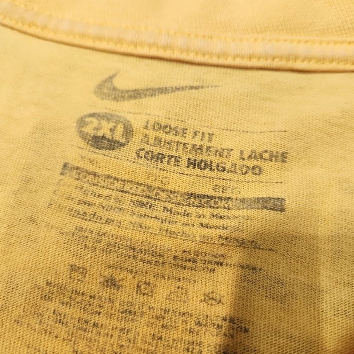 Nike VINTAGE LSU Eye Of Tiger T-Shirt Men 2XL Gold Core Logo Football Nike Patch Size US XXL / EU 58 / 5 - 5 Thumbnail