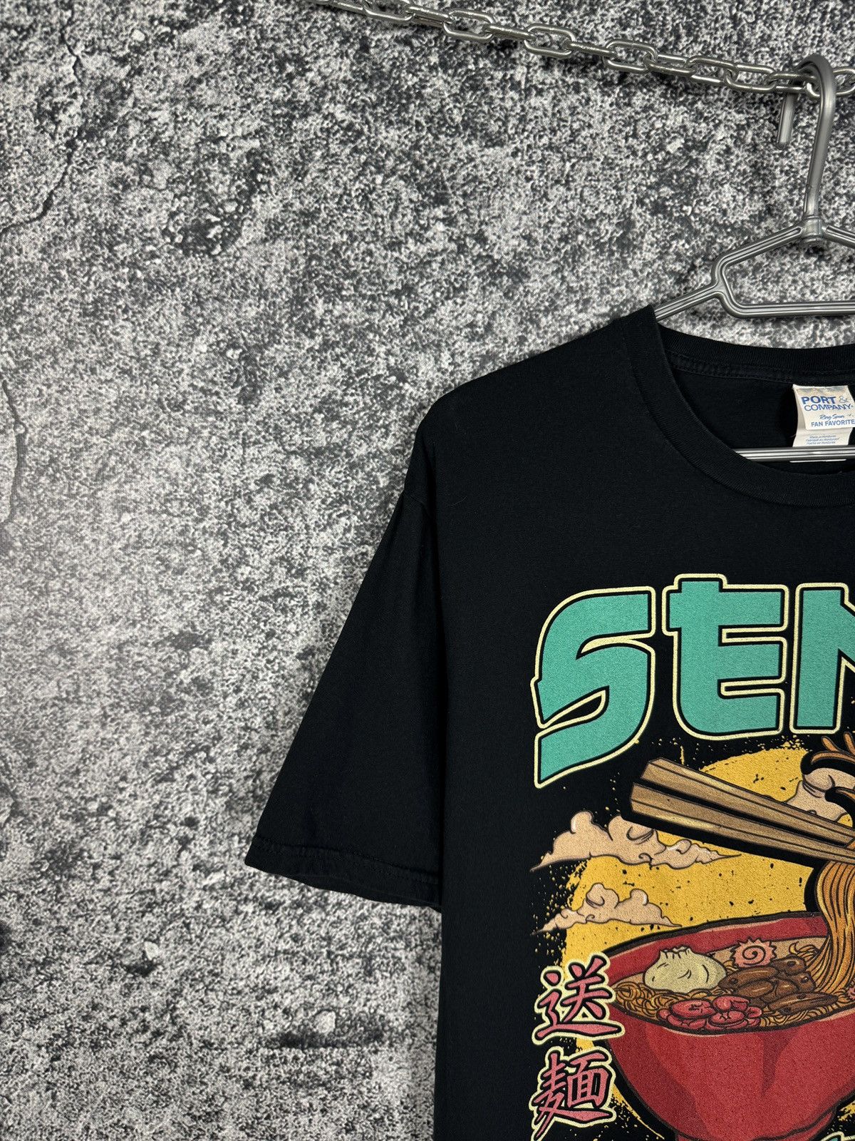 Japanese Brand Send Noods Ramen T-Shirt Funny Asian Food Graphic Tee Noodle Size US L / EU 52-54 / 3 - 3 Thumbnail