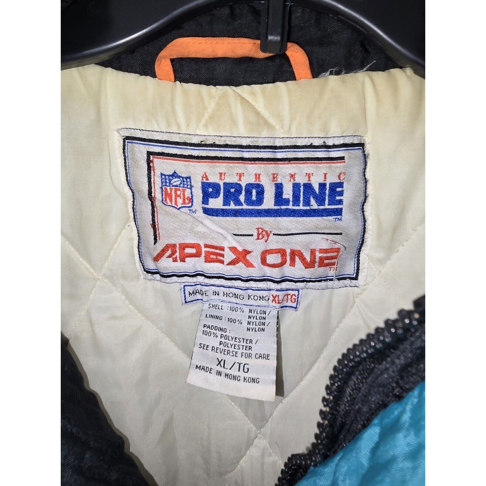 Apex One Vintage Apex One Miami Dolphins Jacket Mens XL Pro Line Size US XL / EU 56 / 4 - 6 Thumbnail