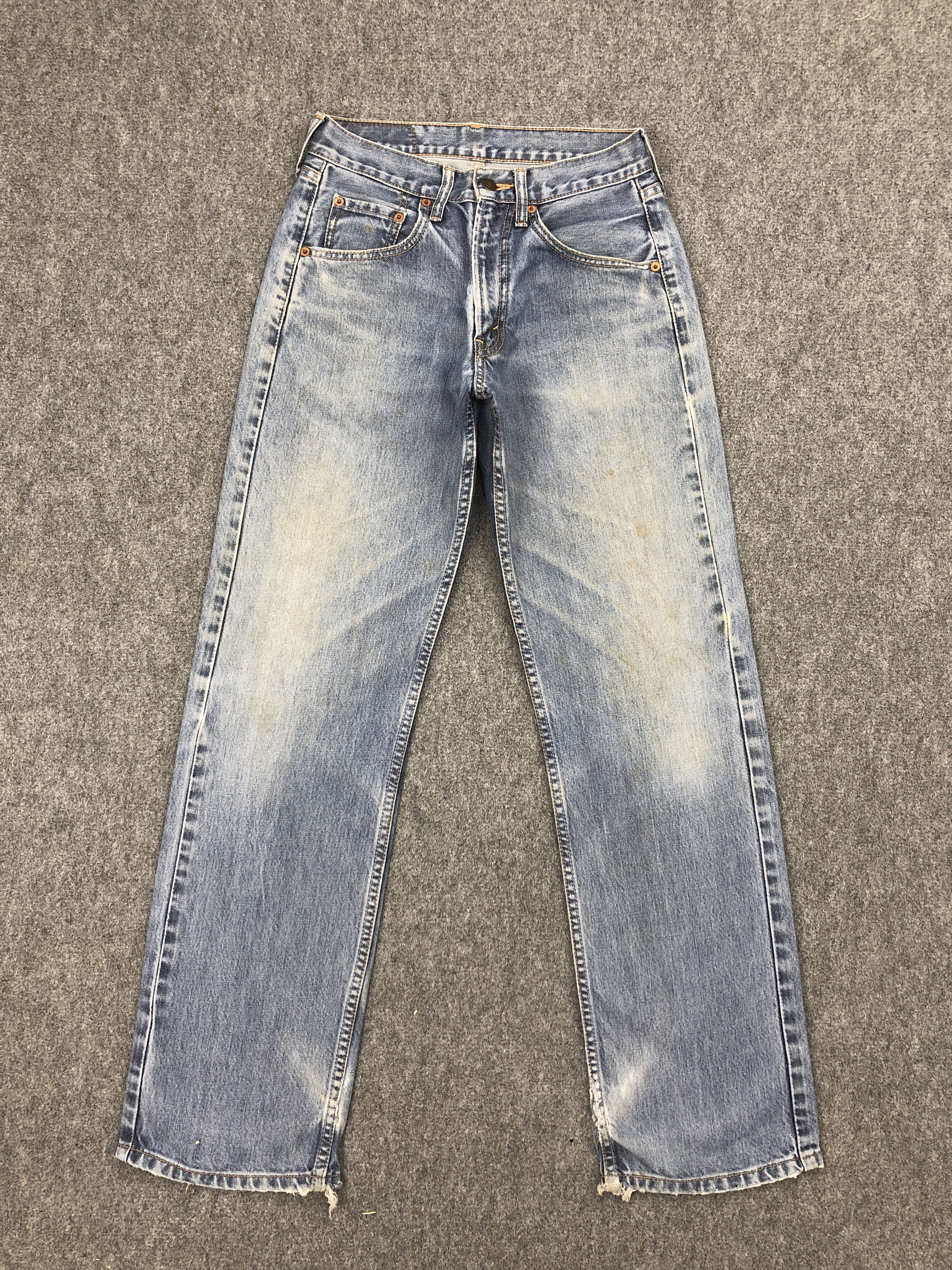 Levi's Vintage Levis 505 Faded Blue Jeans DP2296 Size US 27 - 1 Thumbnail