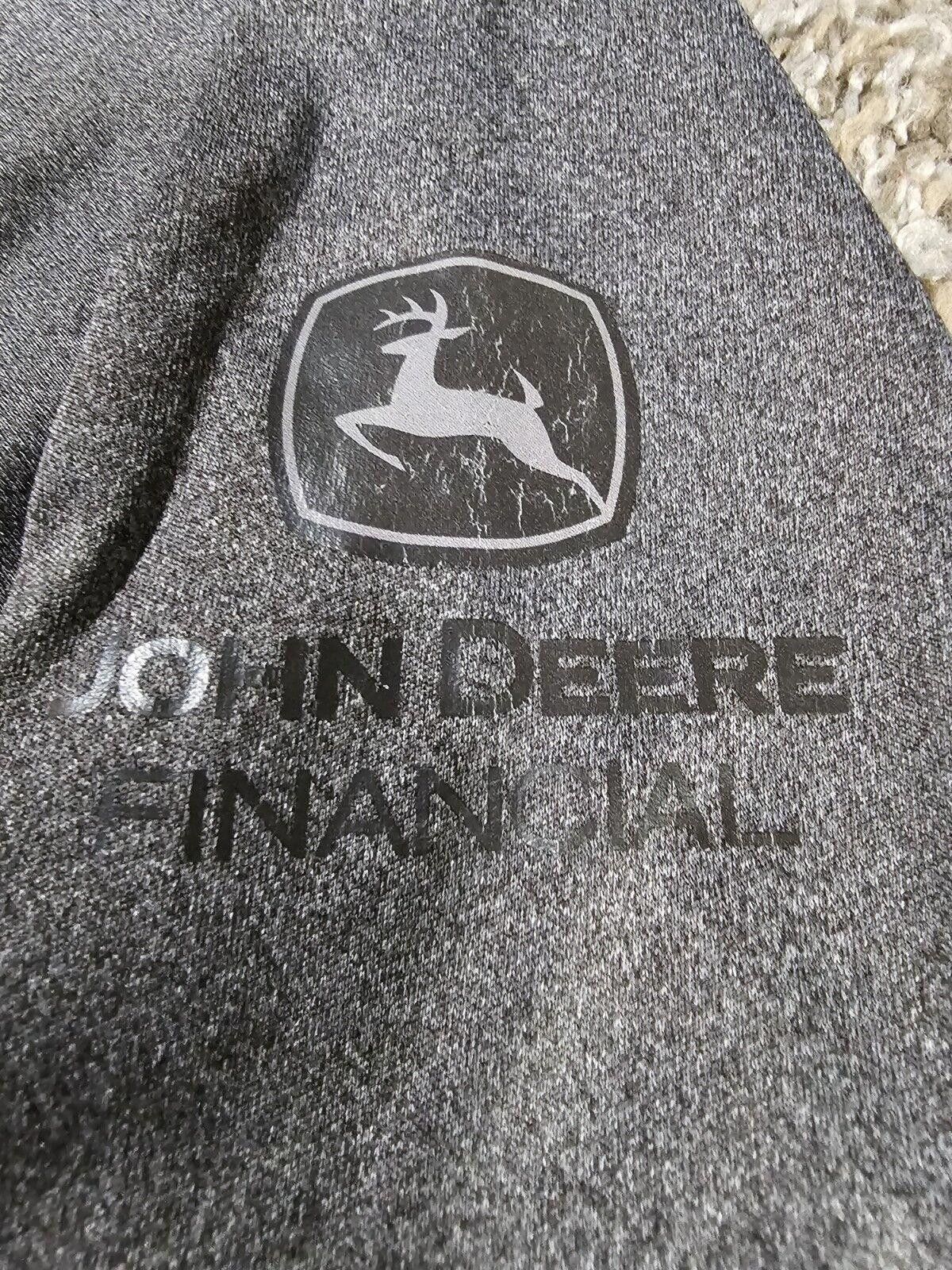 John Deere John Deere Financial 1/4 zip alo athletic shirt XL Size ONE SIZE - 2 Thumbnail