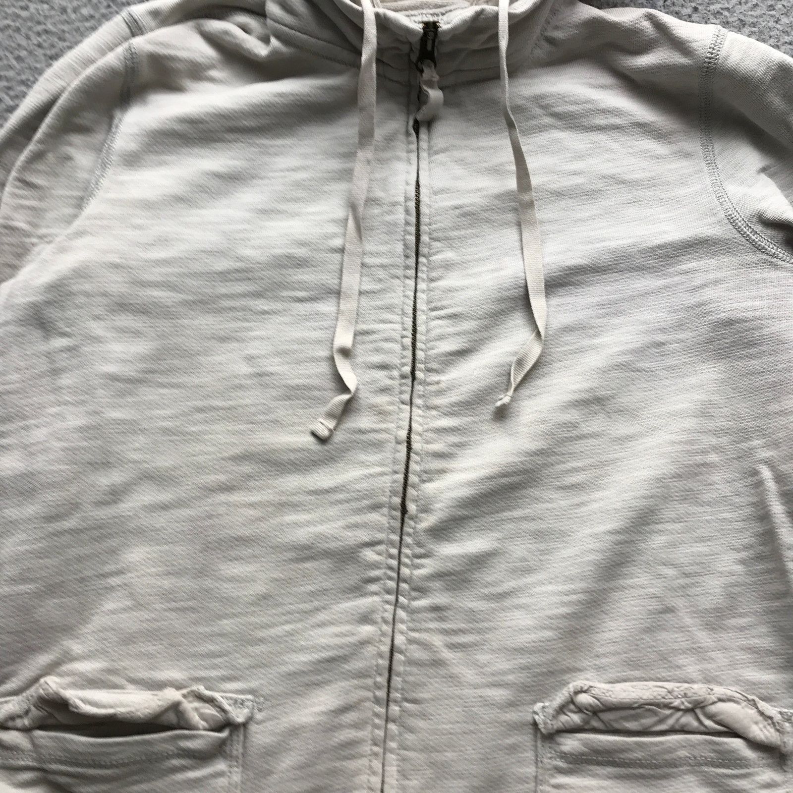 J.Crew J.Crew Rumpled Sweatshirt Jacket Hoodie Women Medium Tan Size M / US 6-8 / IT 42-44 - 9 Thumbnail