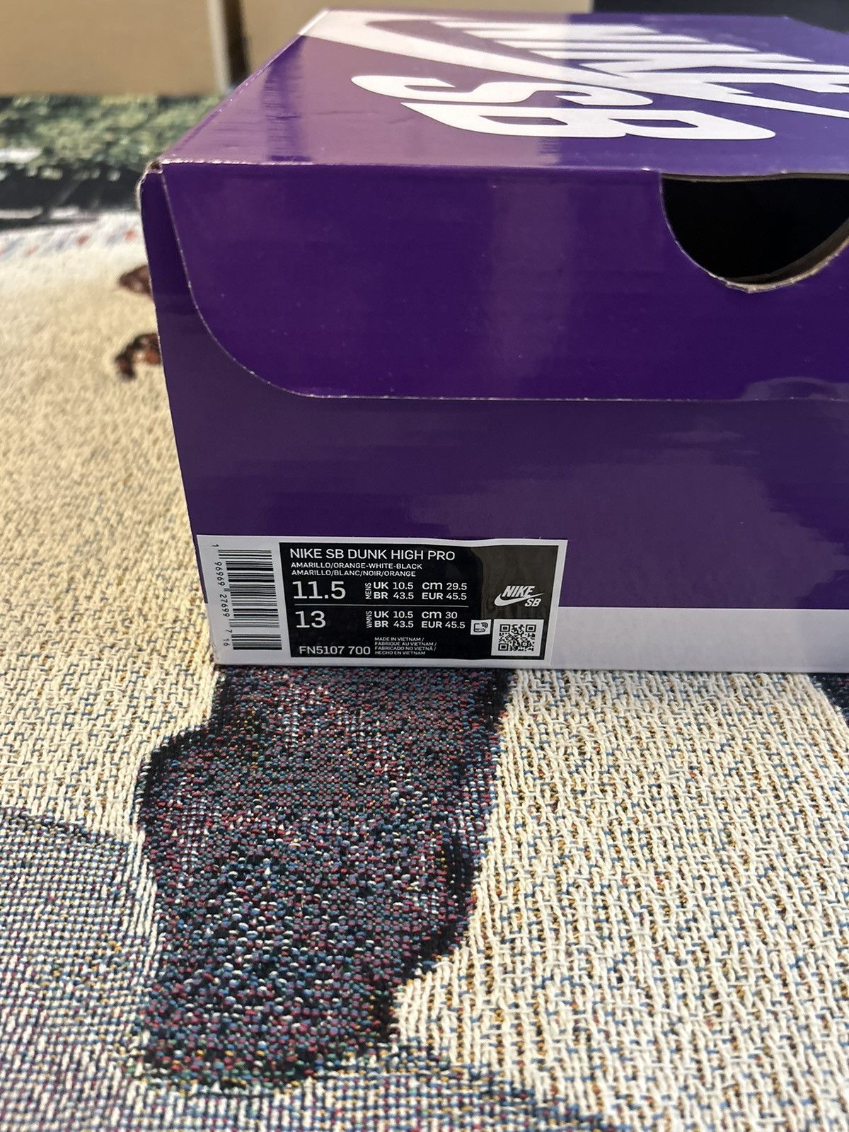 Nike Nike Dunk High Candy Corn Size US 11.5 / EU 44-45 - 8 Thumbnail