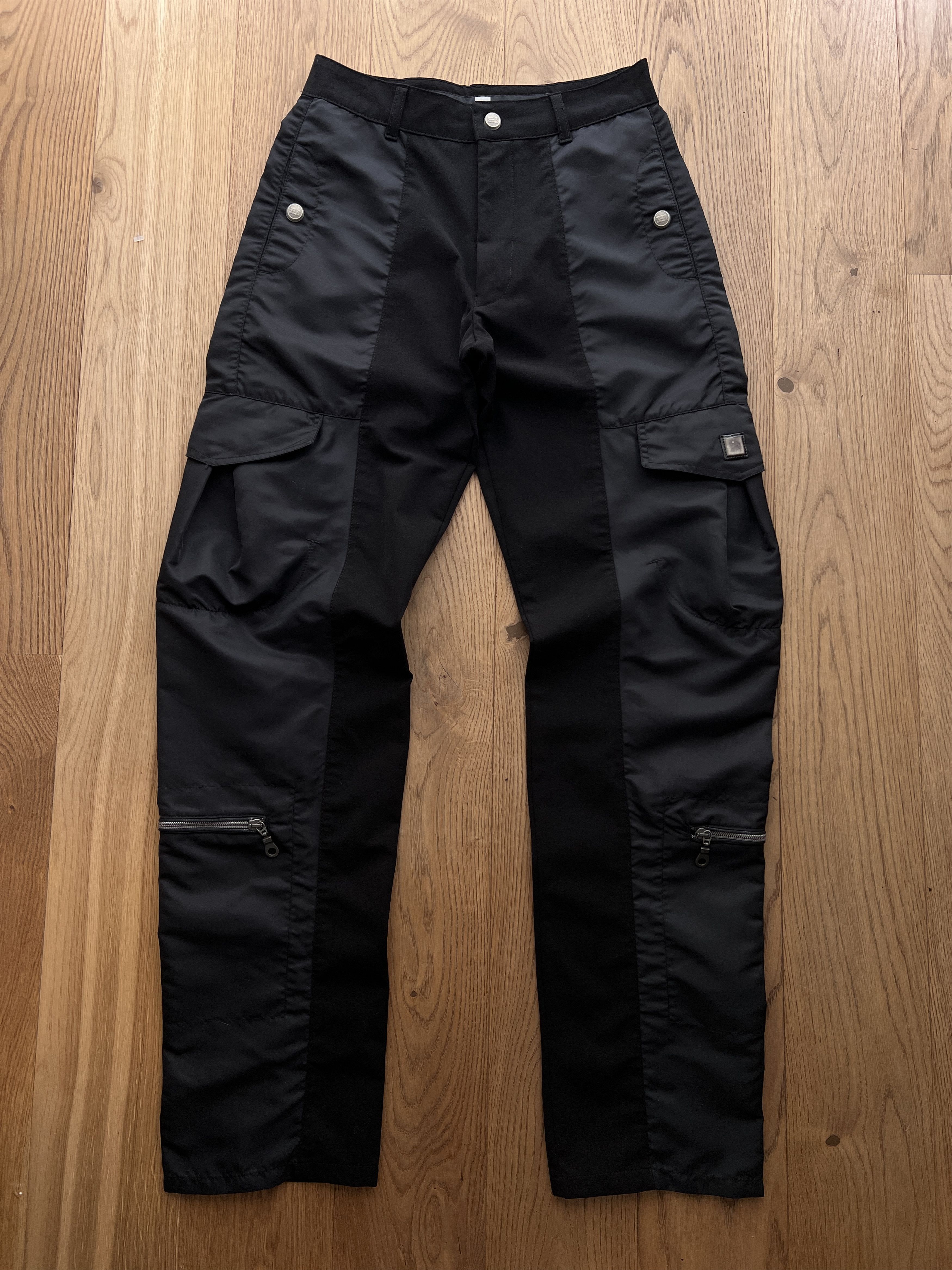 Marithe + Francois Girbaud 2000s Marithe Francois Girbaud cargo pants multipockets rare Size US 29 - 2 Thumbnail