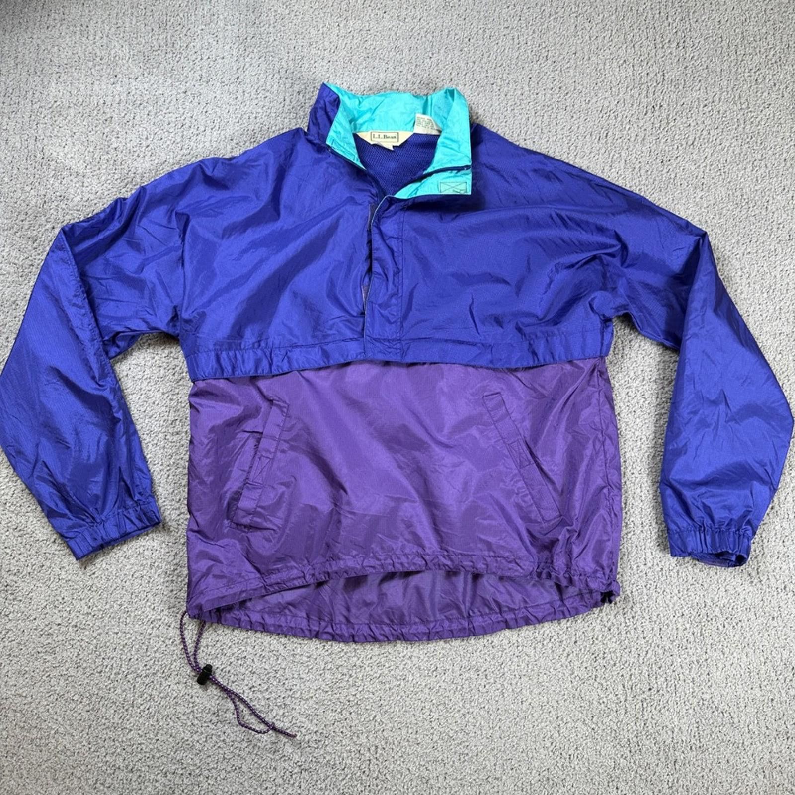 L.L. Bean Vintage 1980s LL BEAN Anorak Jacket Signature John Mayer 