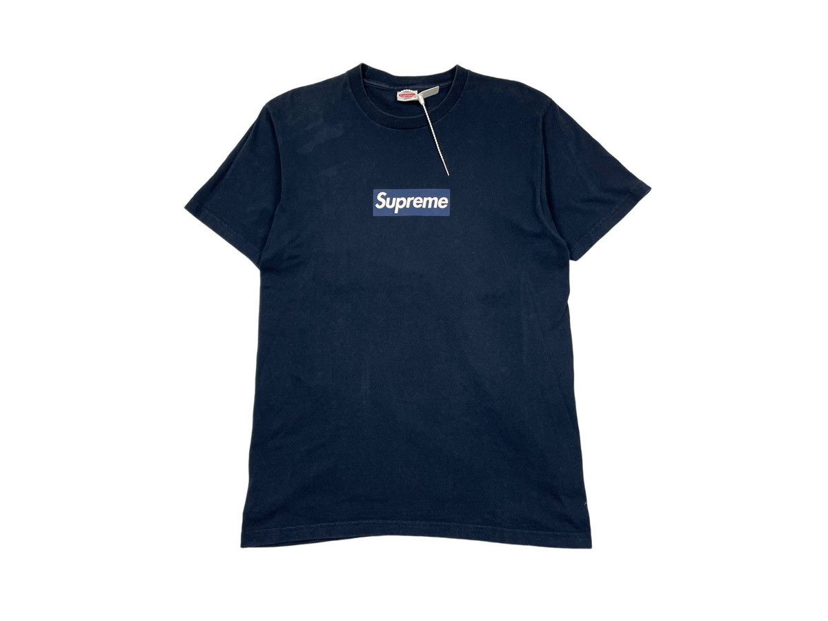 New York Yankees × Supreme Supreme x Yankees 15SS NY Box Logo Tee 