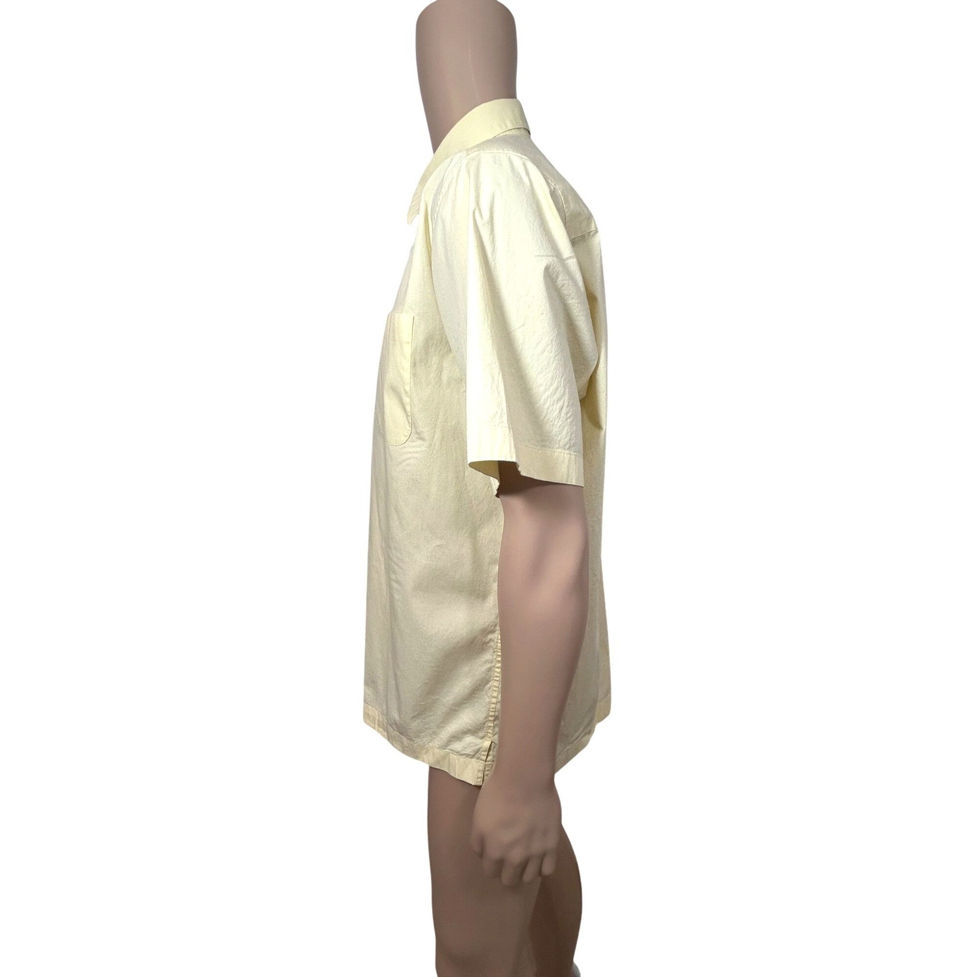 Structure Structure Men’s Shirt Vintage 90’s Yellow Short Sleeve L But Size US L / EU 52-54 / 3 - 2 Thumbnail