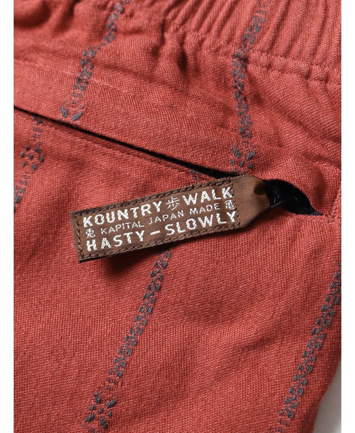 Kapital Kapital Cotton linen Siamese striped easy shorts size 2 Size US 32 / EU 48 - 6 Thumbnail