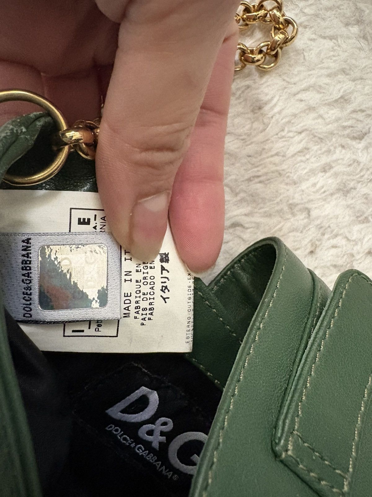 Dolce & Gabbana 👜 Vintage D&G Green Bag – Y2K Style Size ONE SIZE - 6 Thumbnail