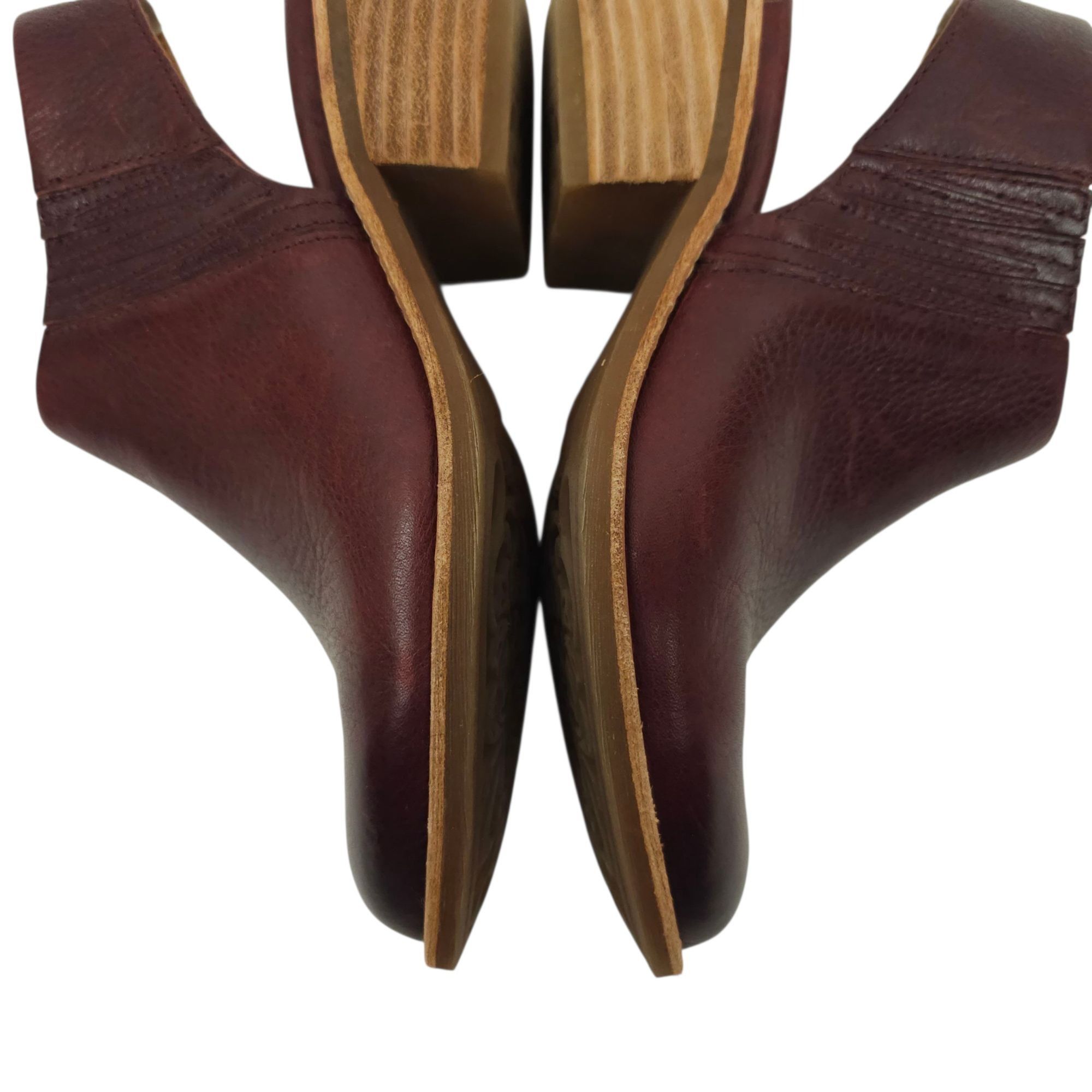 Other Sofft Arabia Slingback Bootie Women 6M Port Leather Maroon Size US 6 / IT 36 - 15 Thumbnail