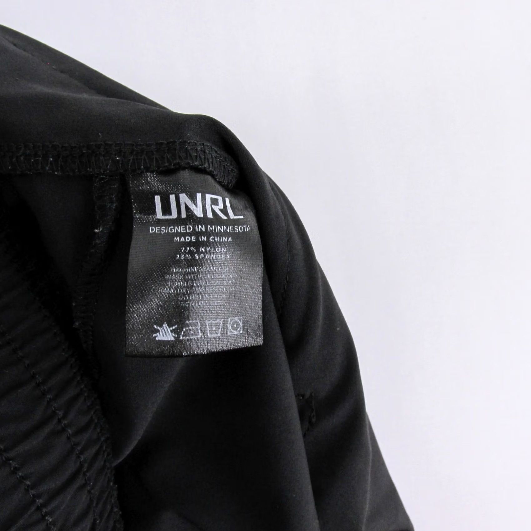 Vintage UNRL In Flex Joggers Mens S Black Zippered Pockets Elastic Waist Drawstring Pants Size US 29 - 8 Thumbnail