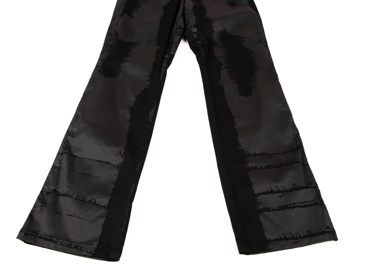 Coated Cotton Stretch Pants in Black Size 46