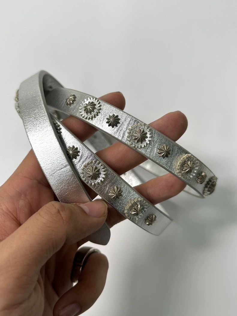 Yohji Yamamoto Yohji Yamamoto Ethnic Rivet Belt 2501-Nextarrow Size ONE SIZE - 2 Thumbnail