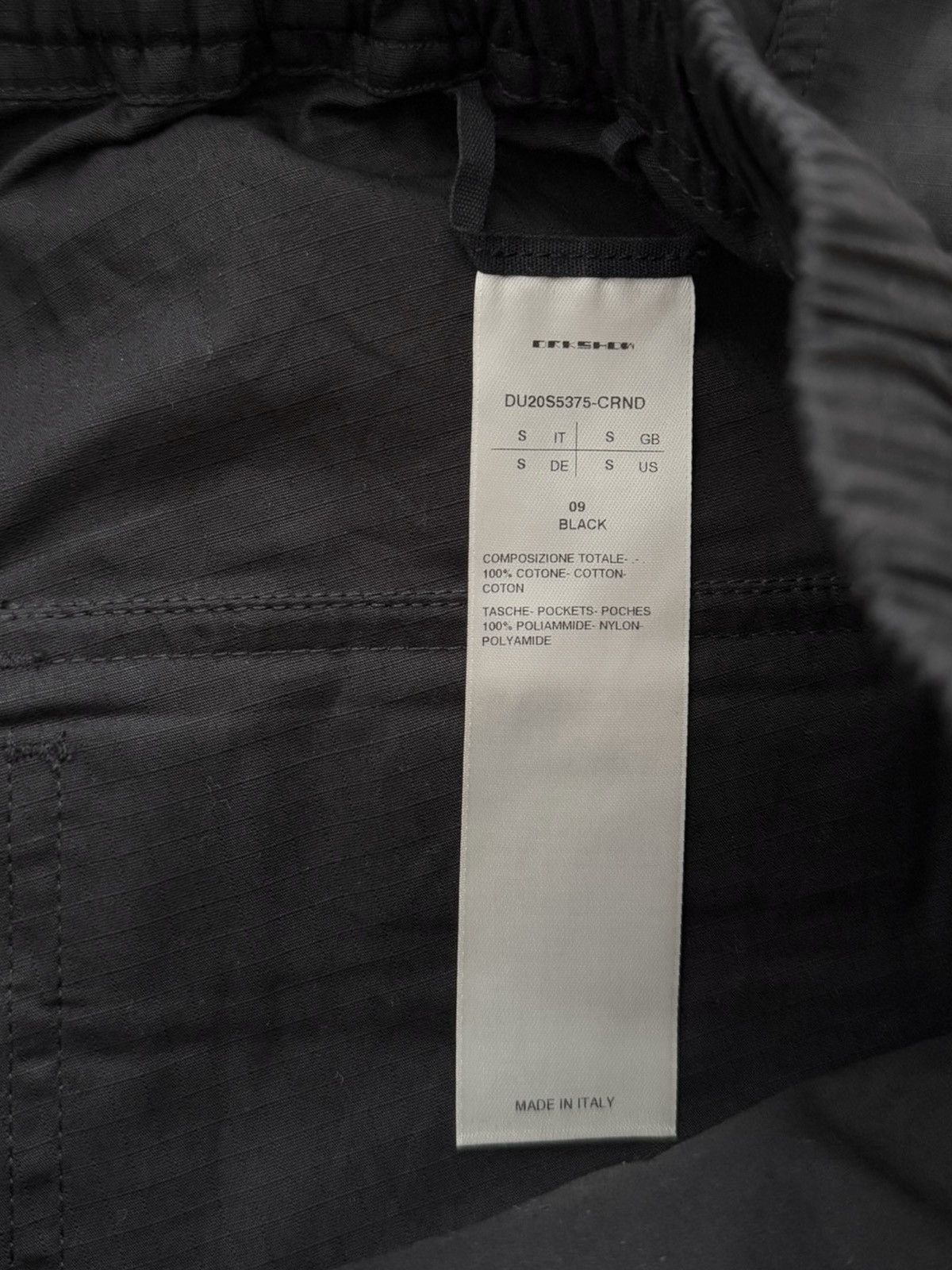 Rick Owens Nylon Cargo Zip Pocket Ripstop Pants Size US 32 / EU 48 - 5 Thumbnail
