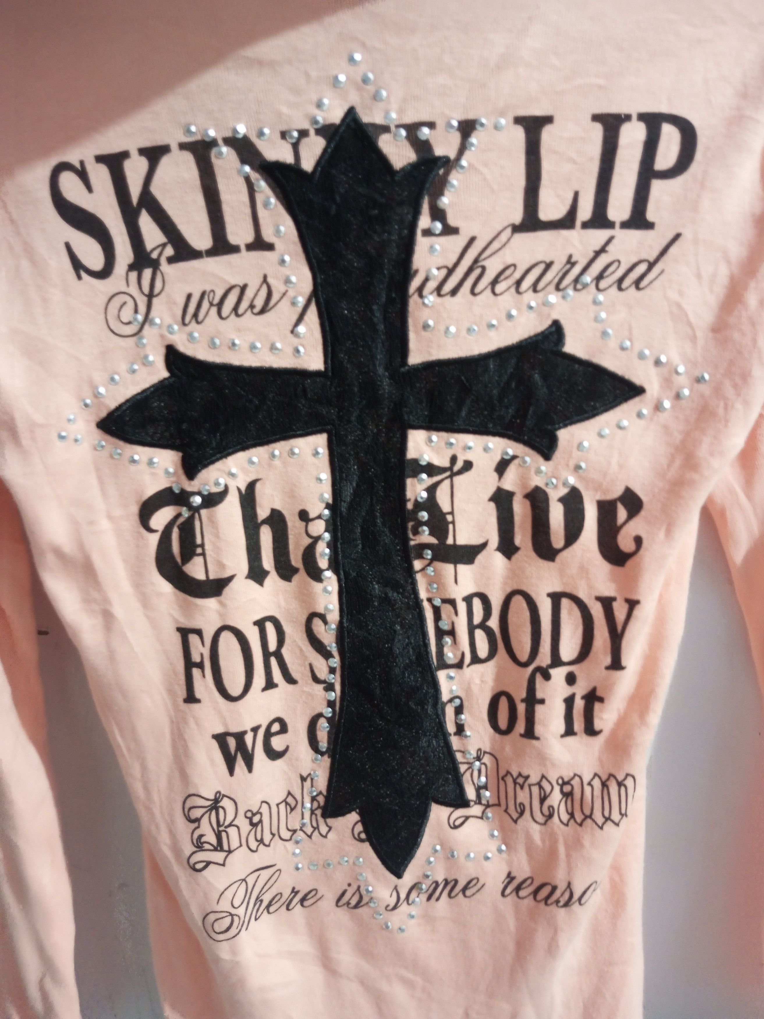 If Six Was Nine × Japanese Brand × Le Grande Bleu (L.G.B.) Vintage skinny lip embroidery cross hoodie Size S / US 4 / IT 40 - 4 Thumbnail